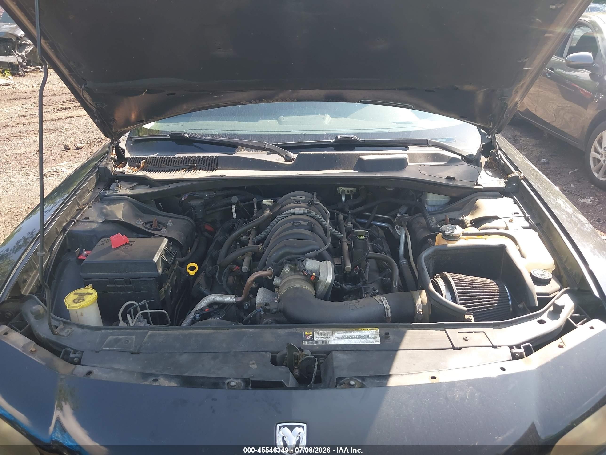 2008 Dodge Charger R/t Black vin: 2B3LA53H58H328371
