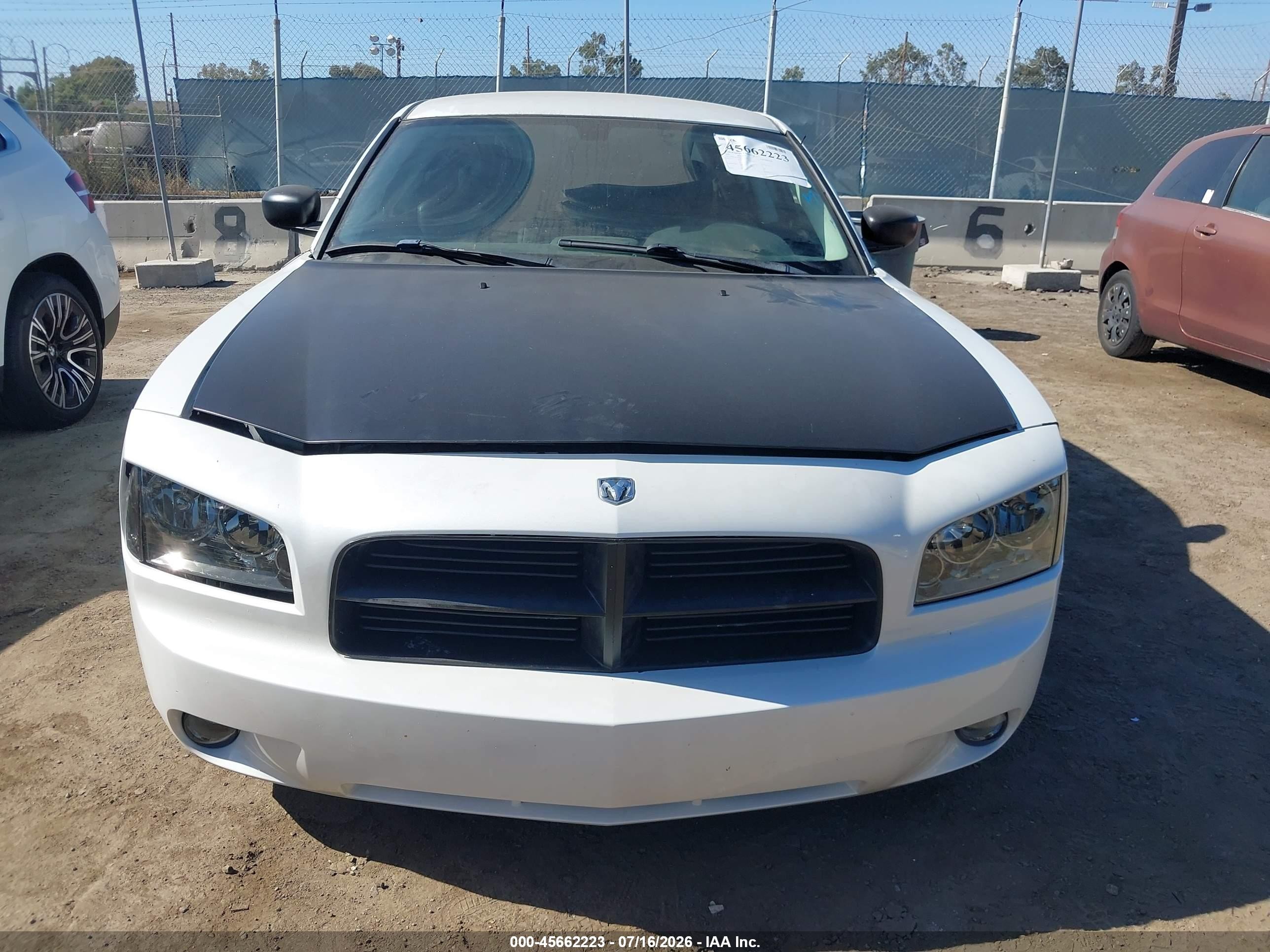 2008 Dodge Charger R/t White vin: 2B3LA53H68H261649