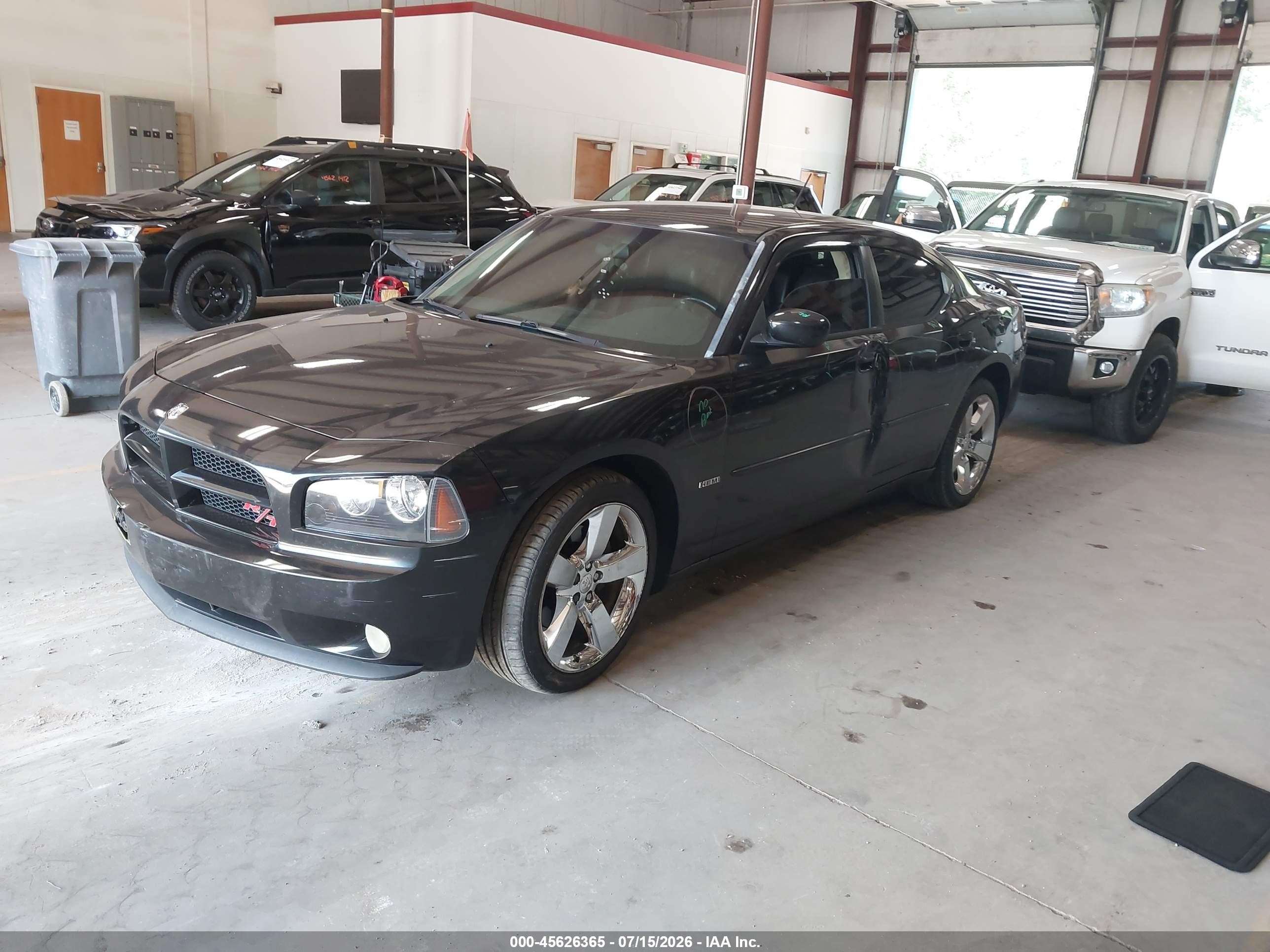 2008 Dodge Charger R/t Black vin: 2B3LA53H88H184430