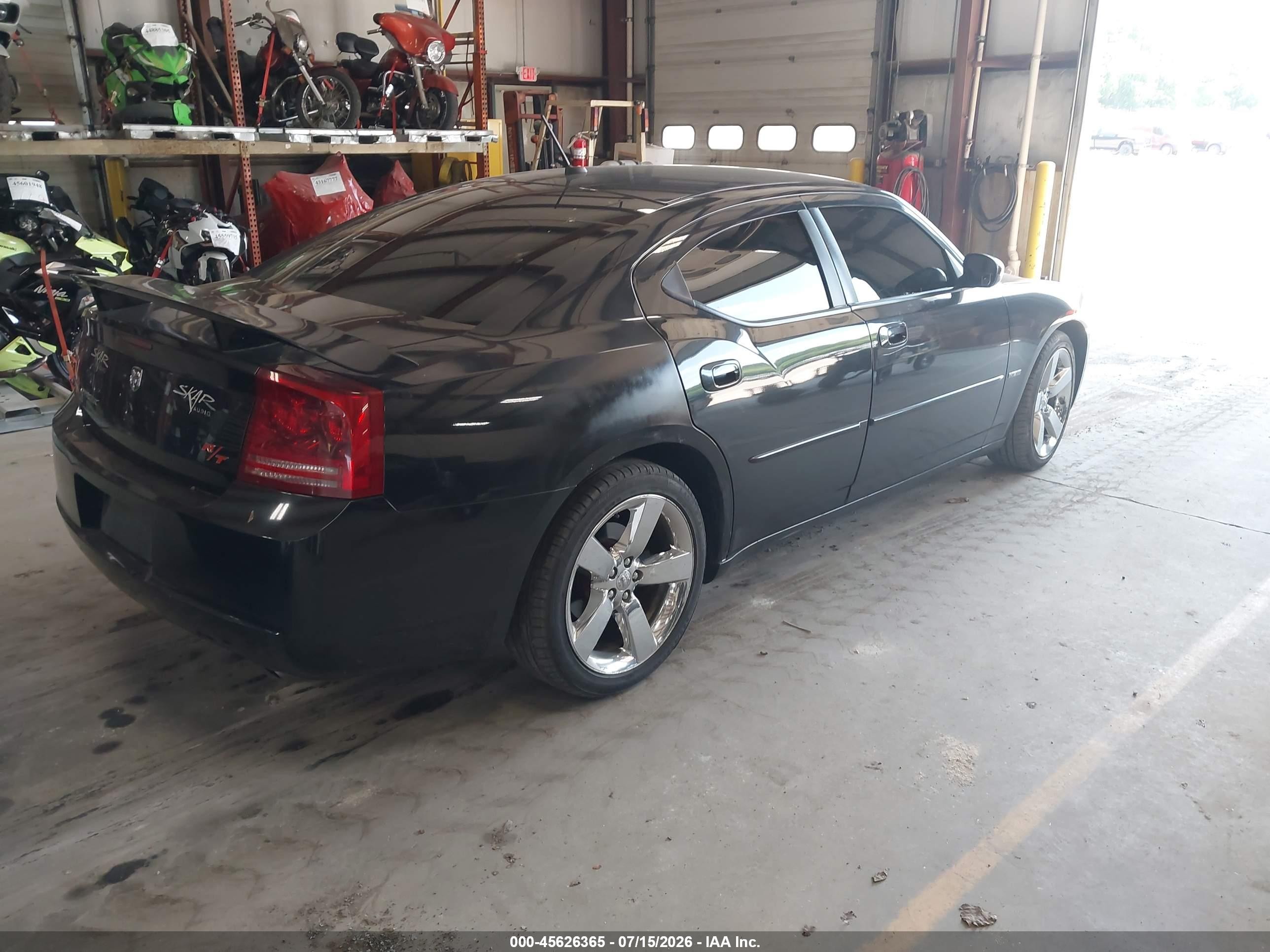 2008 Dodge Charger R/t Black vin: 2B3LA53H88H184430