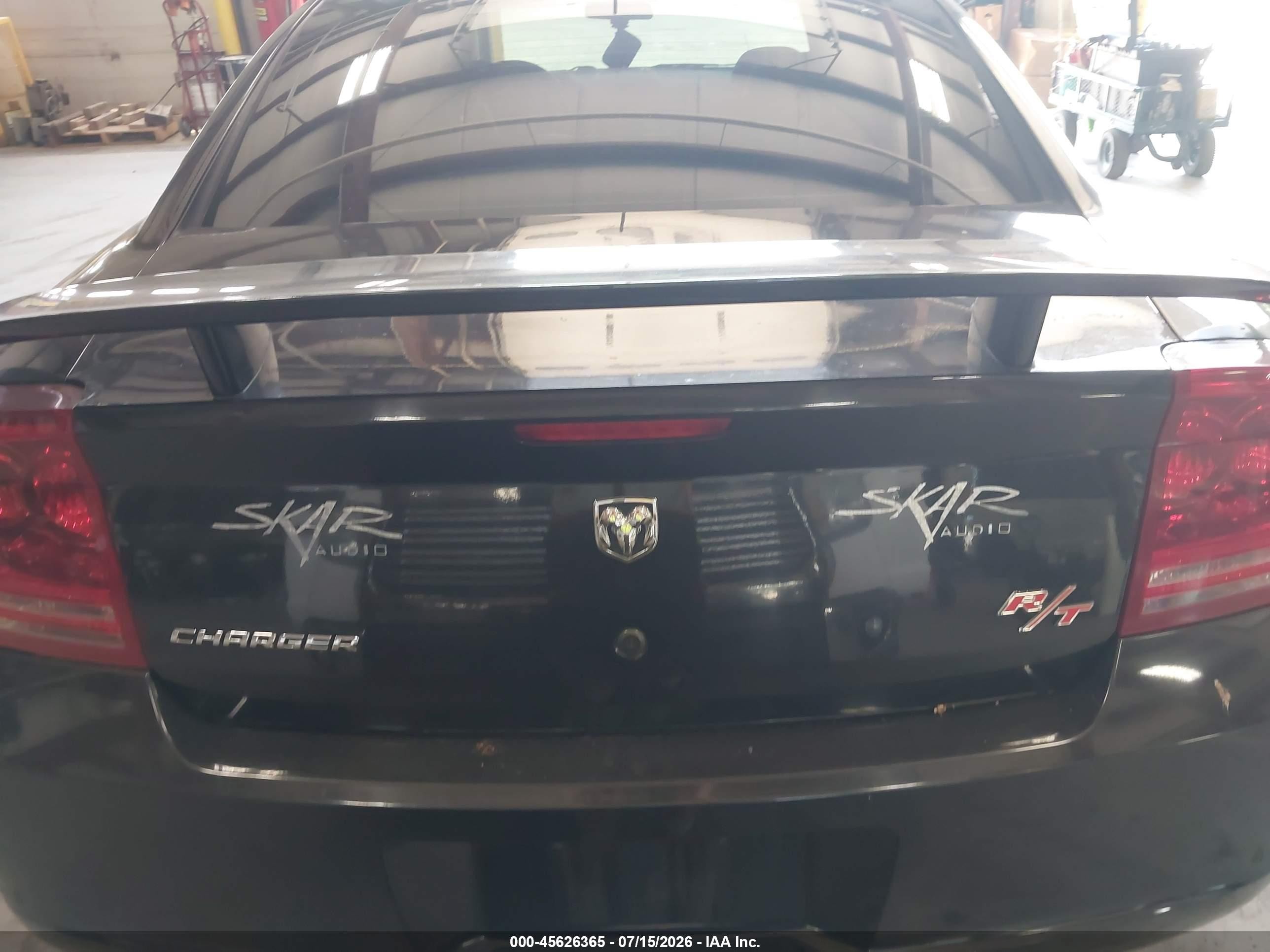 2008 Dodge Charger R/t Black vin: 2B3LA53H88H184430