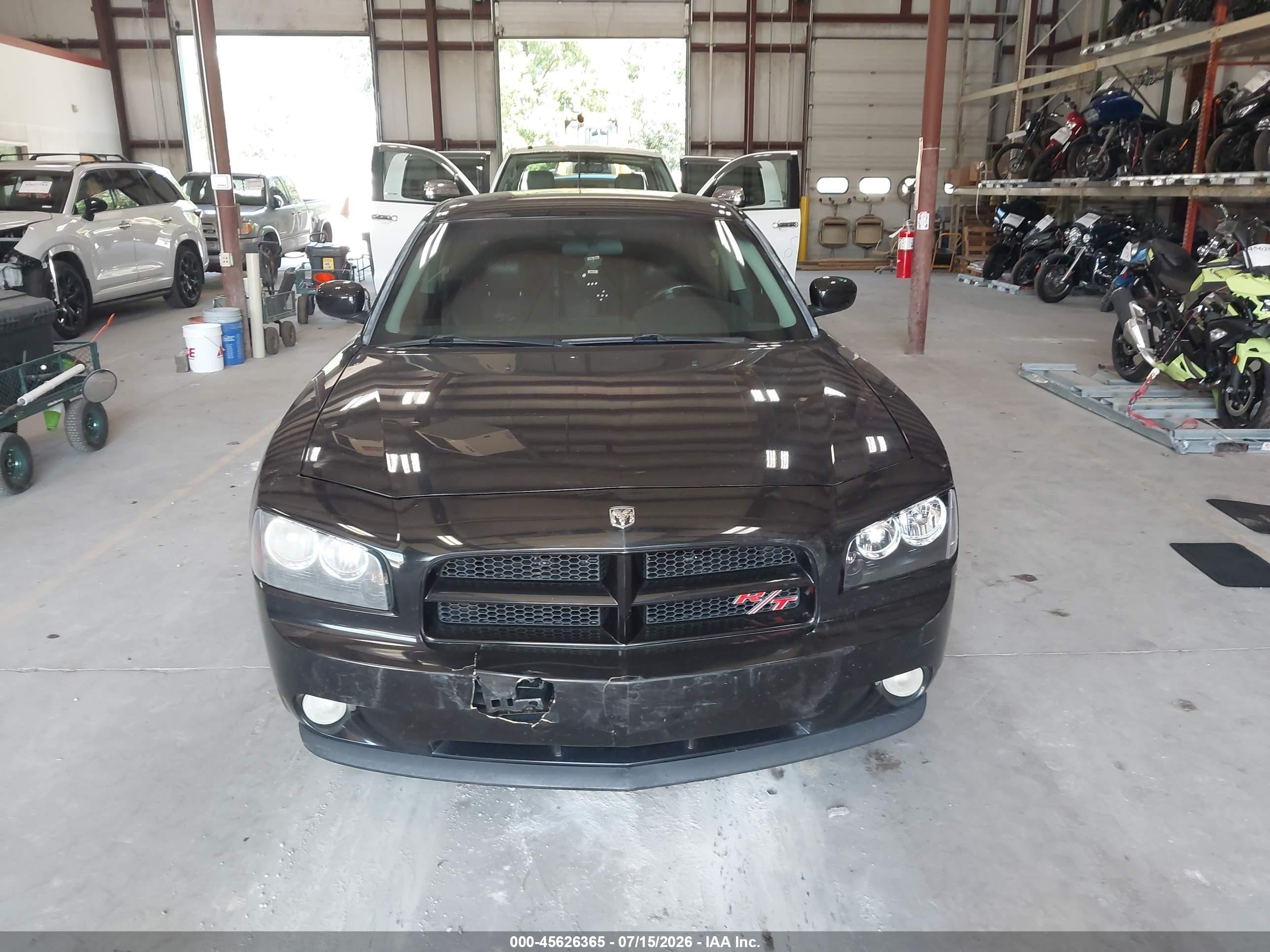 2008 Dodge Charger R/t Black vin: 2B3LA53H88H184430