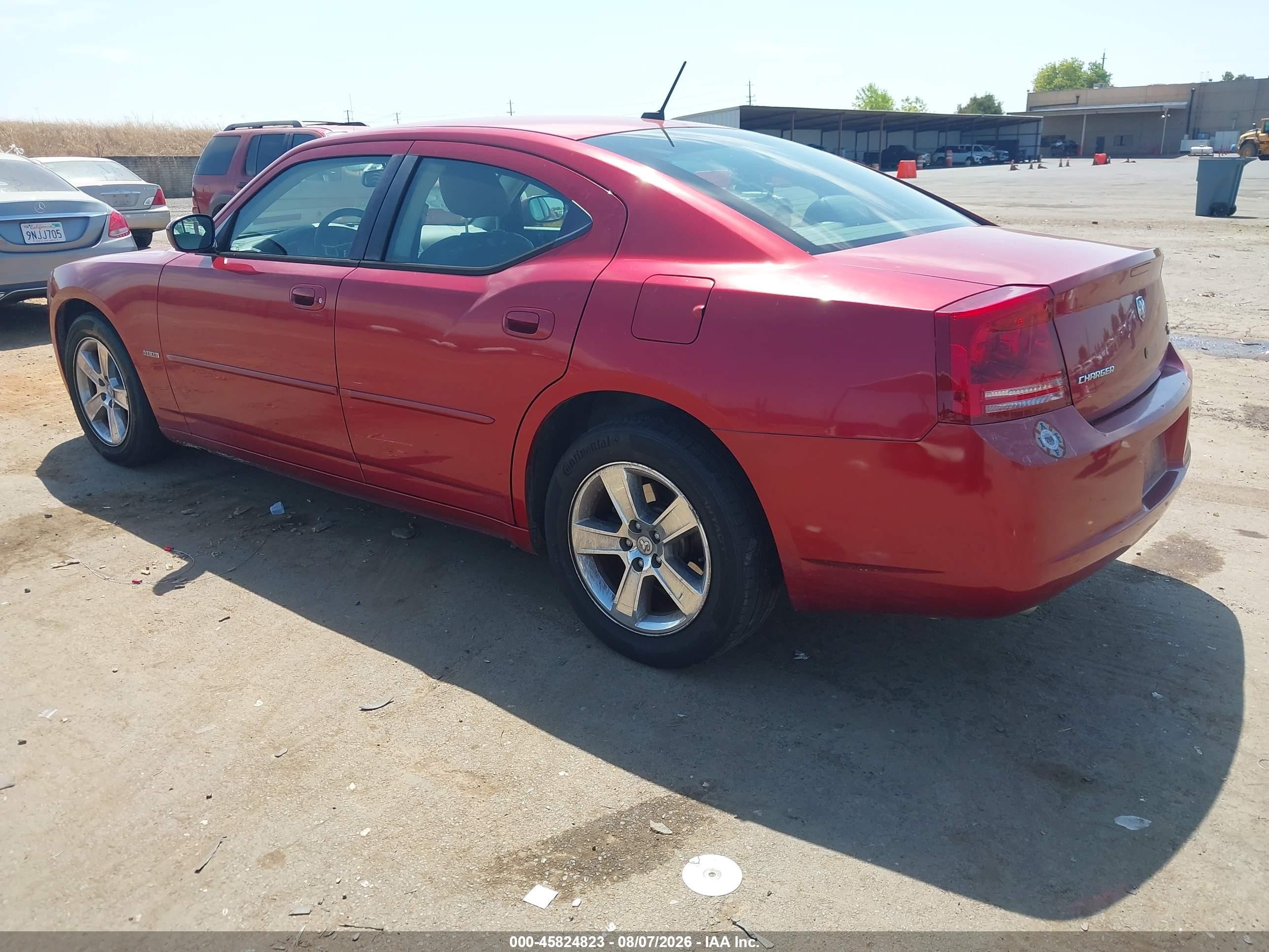 2008 Dodge Charger R/t Red vin: 2B3LA53H88H253214