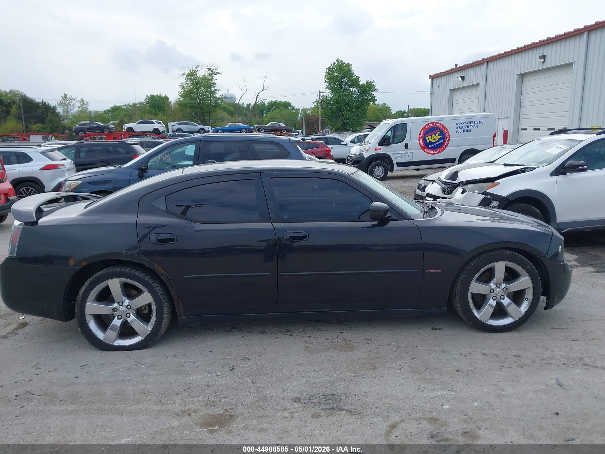 2008 Dodge Charger R/t Black vin: 2B3LA53H88H272653