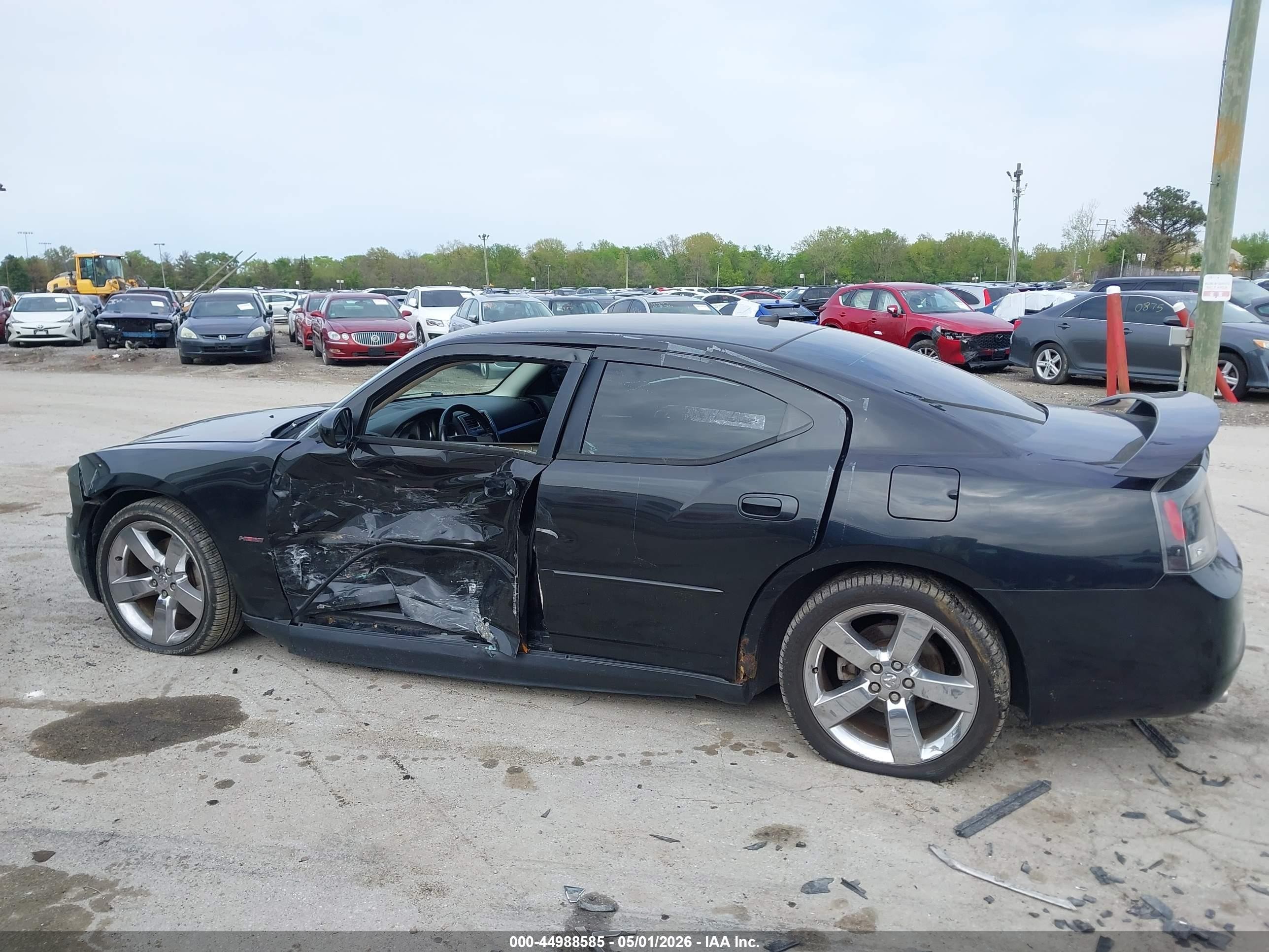 2008 Dodge Charger R/t Black vin: 2B3LA53H88H272653