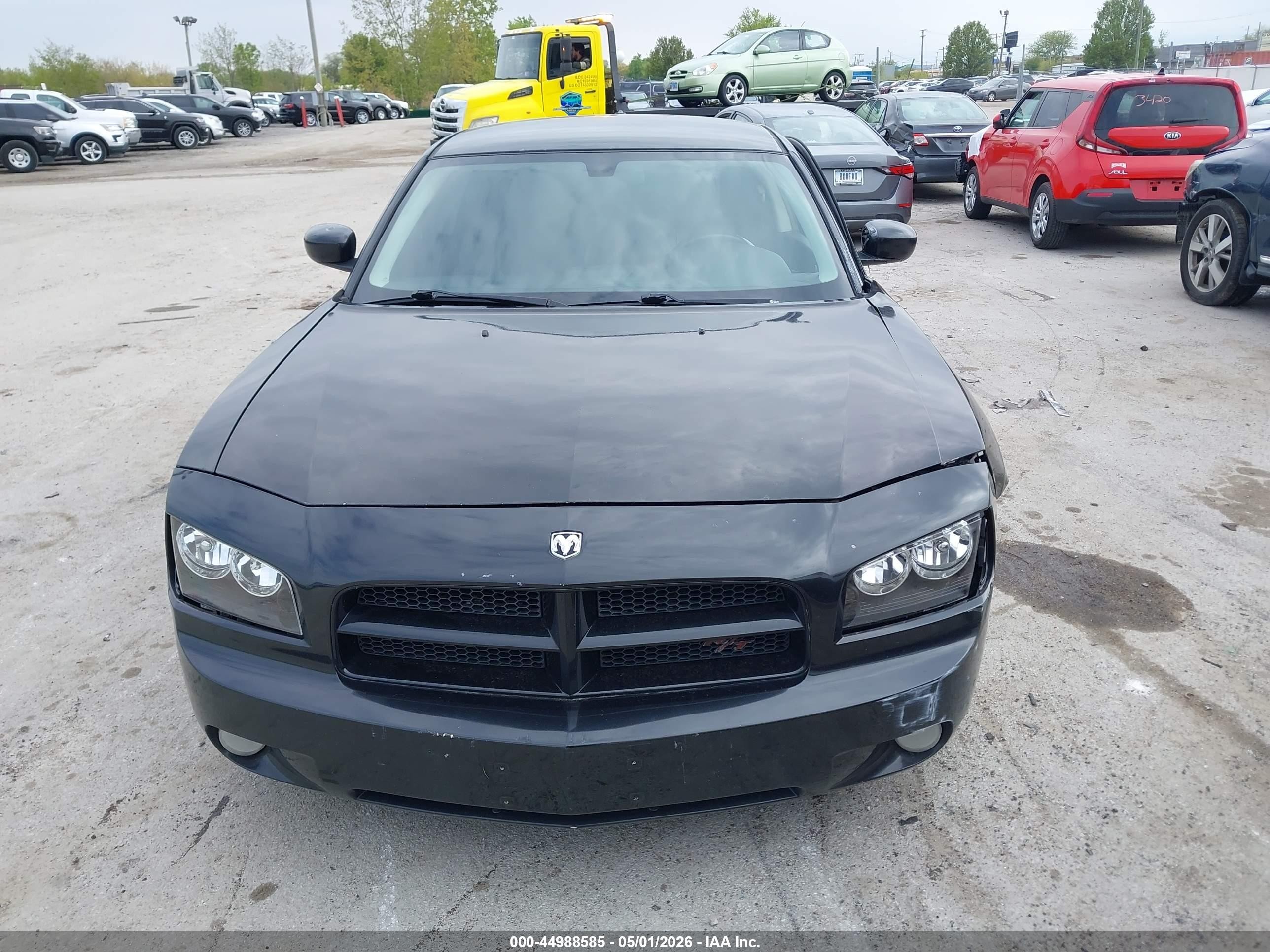 2008 Dodge Charger R/t Black vin: 2B3LA53H88H272653