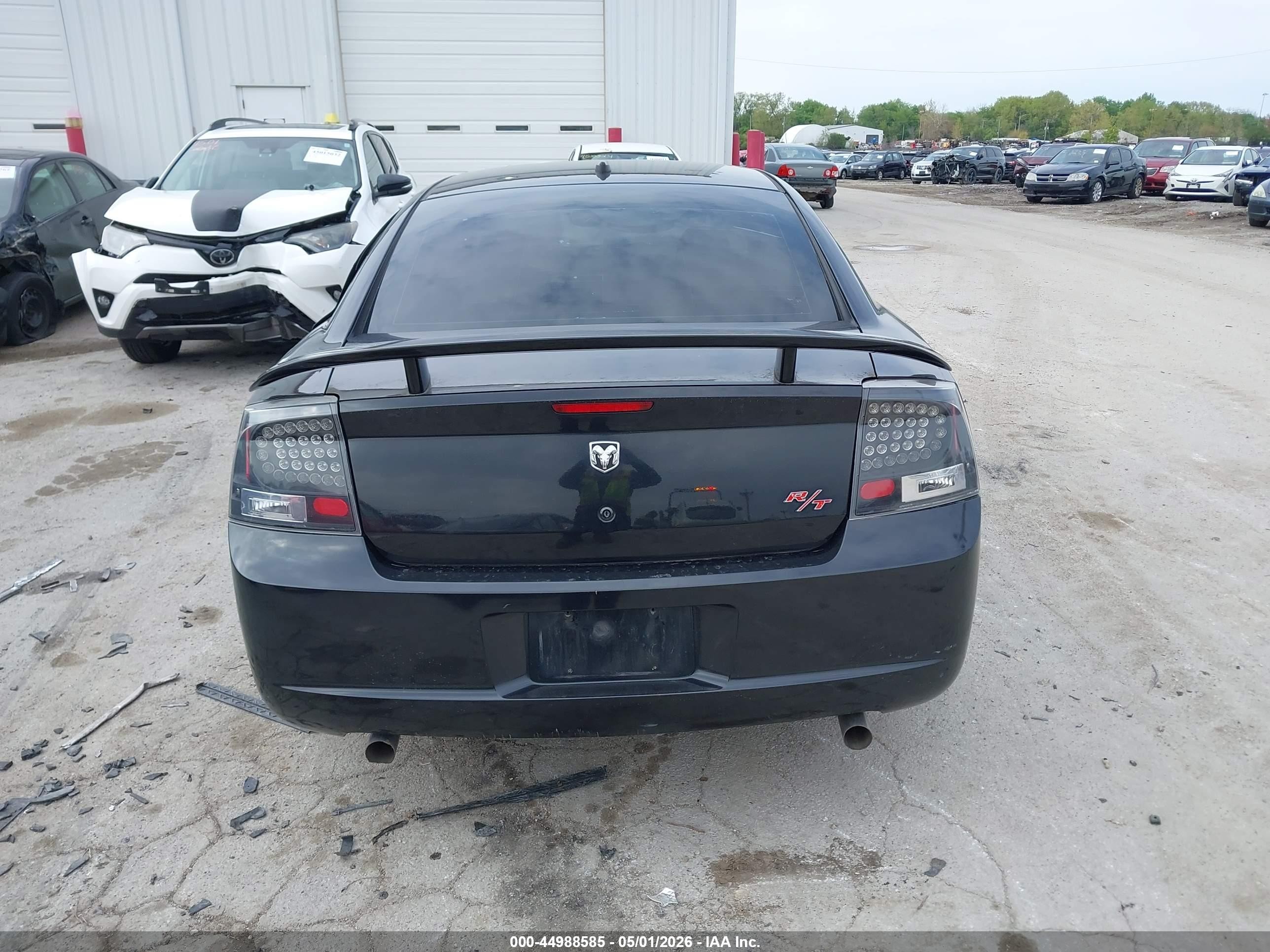 2008 Dodge Charger R/t Black vin: 2B3LA53H88H272653