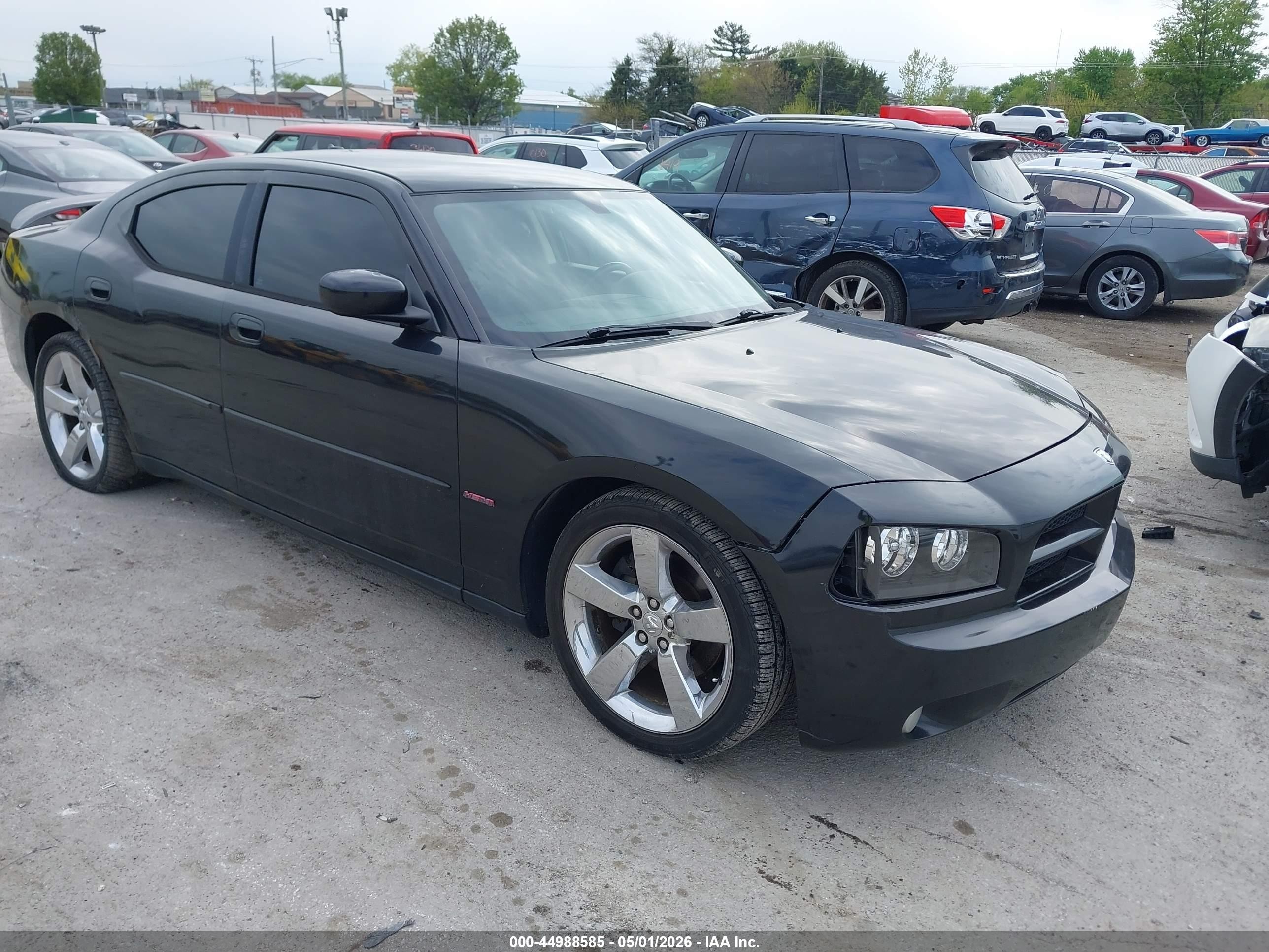 2008 Dodge Charger R/t Black vin: 2B3LA53H88H272653