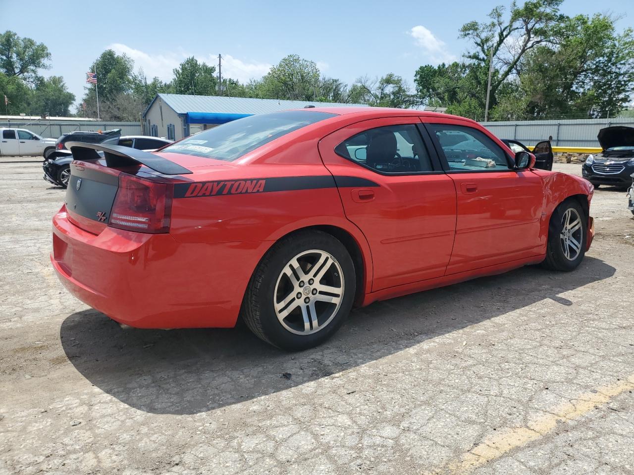 2006 Dodge Charger R/t Красный vin: 2B3LA53H96H473216