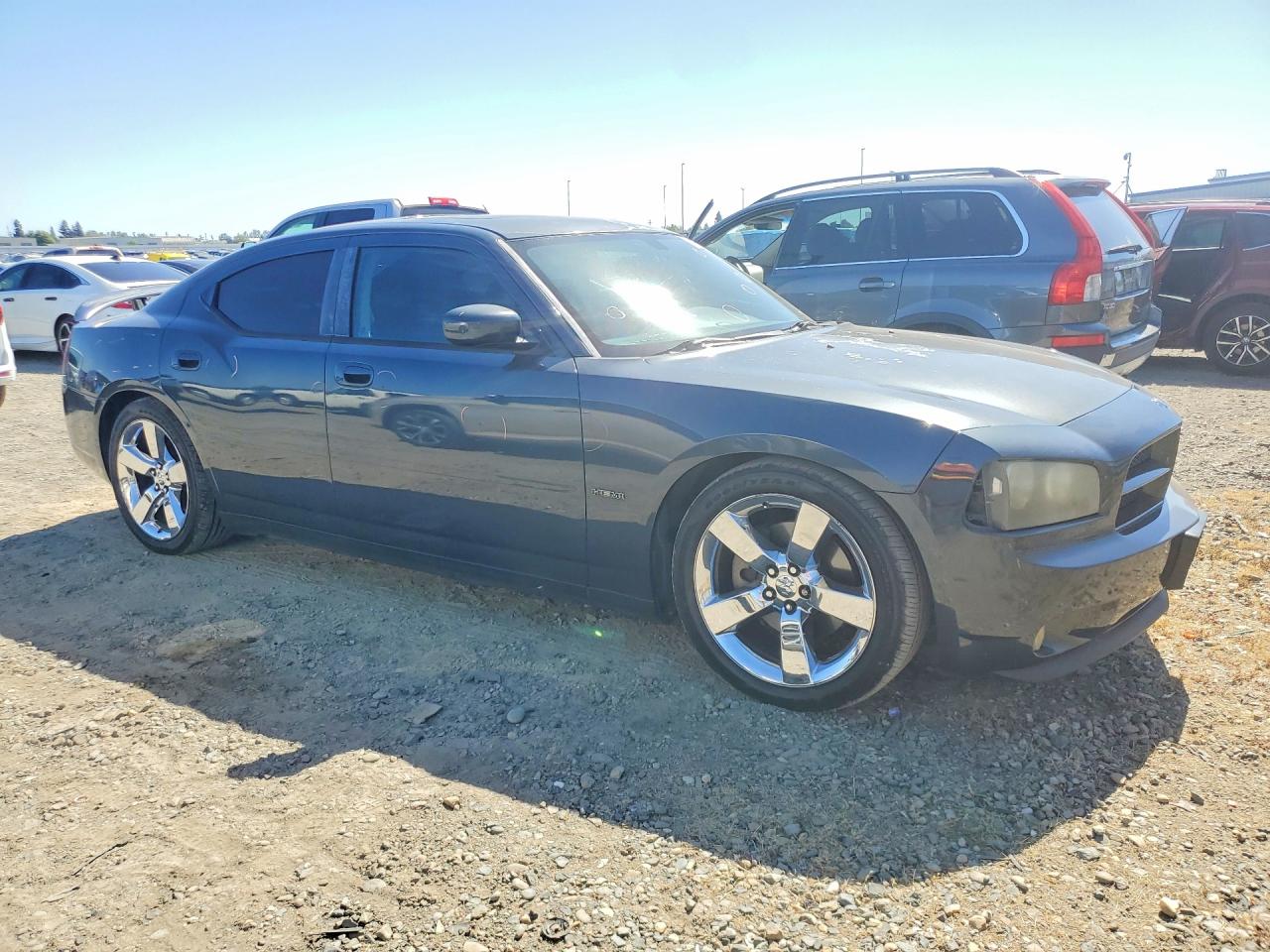 2007 Dodge Charger R Charcoal vin: 2B3LA53HX7H876574