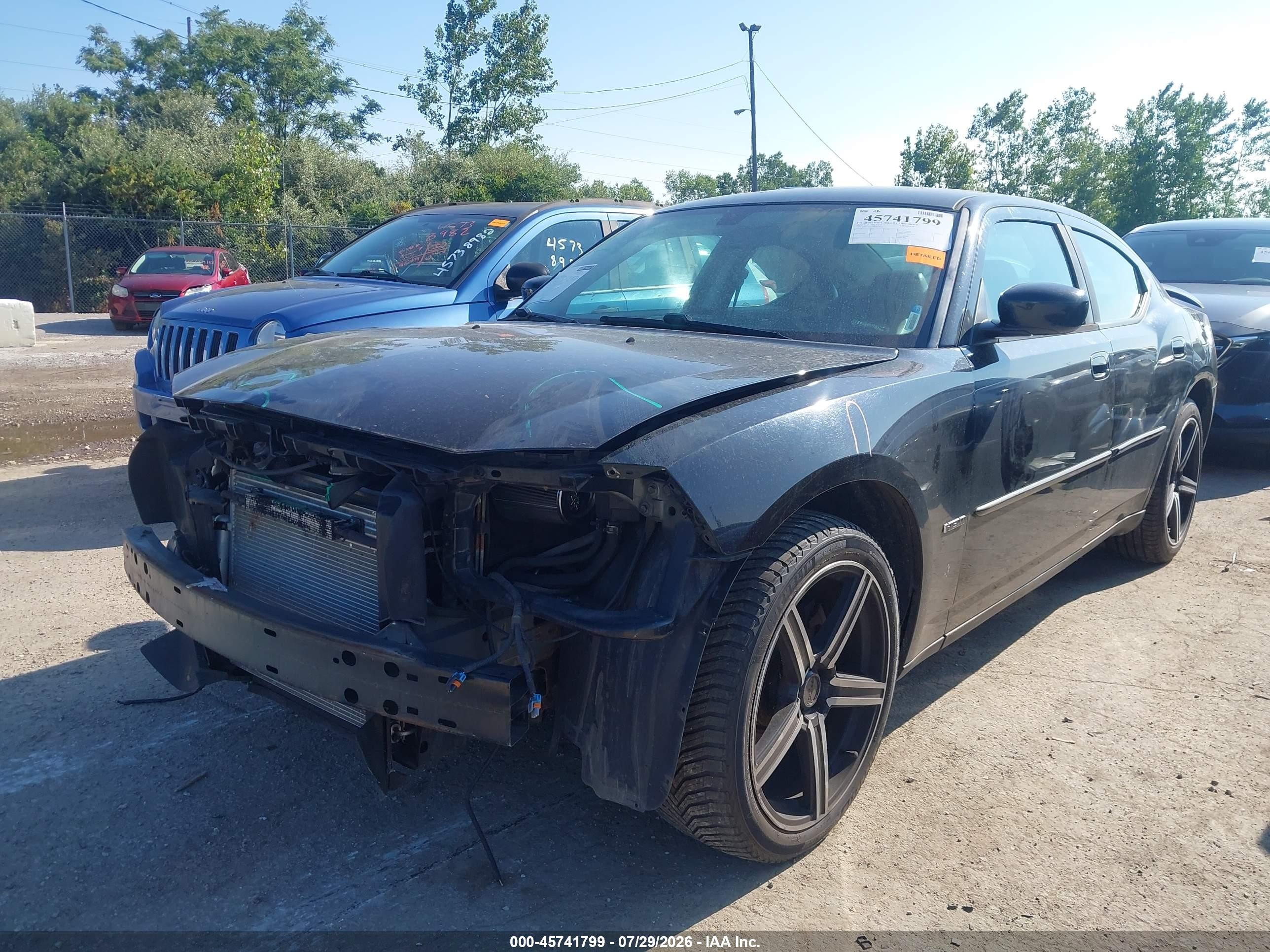 2008 Dodge Charger R/t Black vin: 2B3LA53HX8H299191