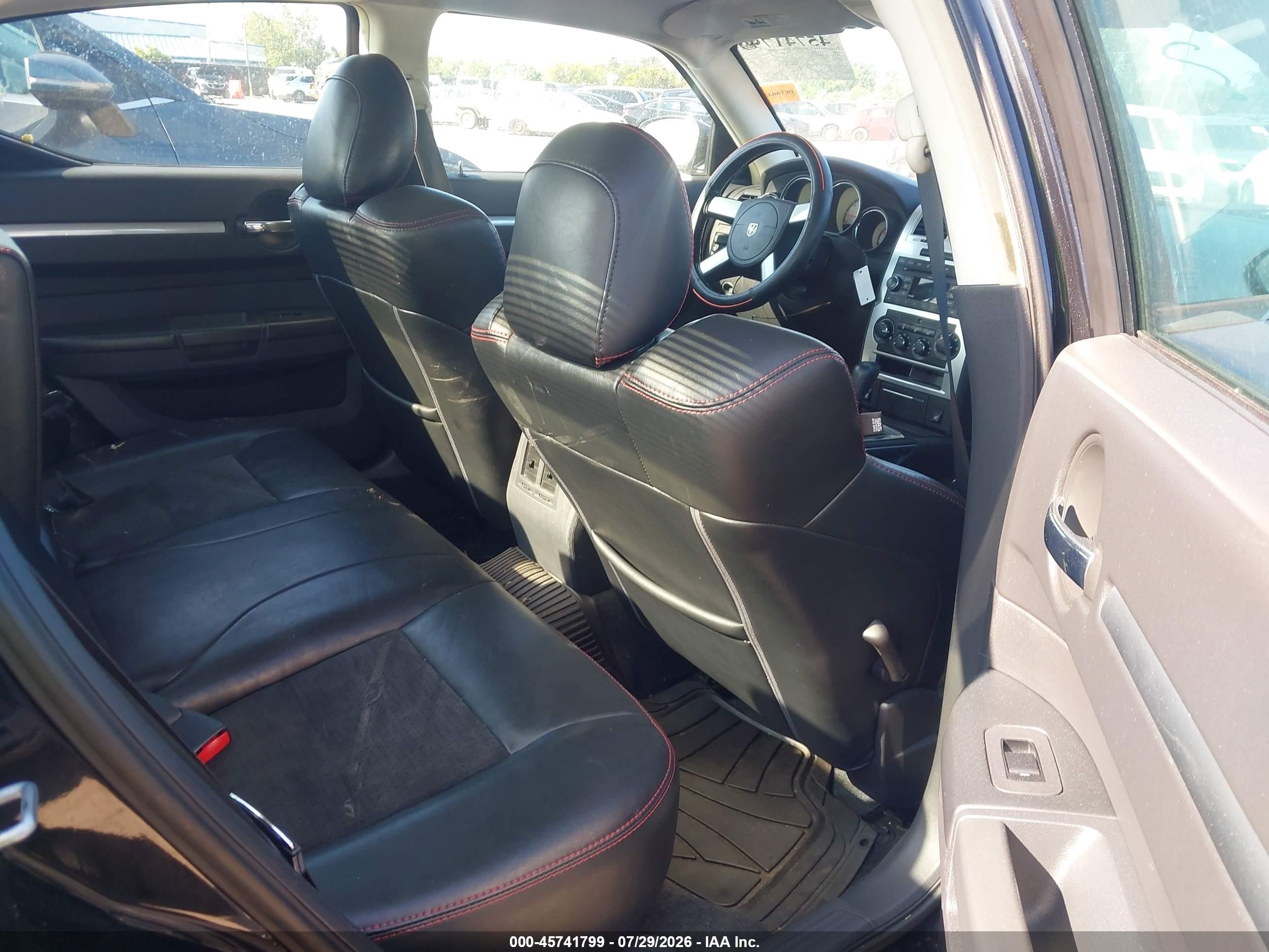2008 Dodge Charger R/t Black vin: 2B3LA53HX8H299191