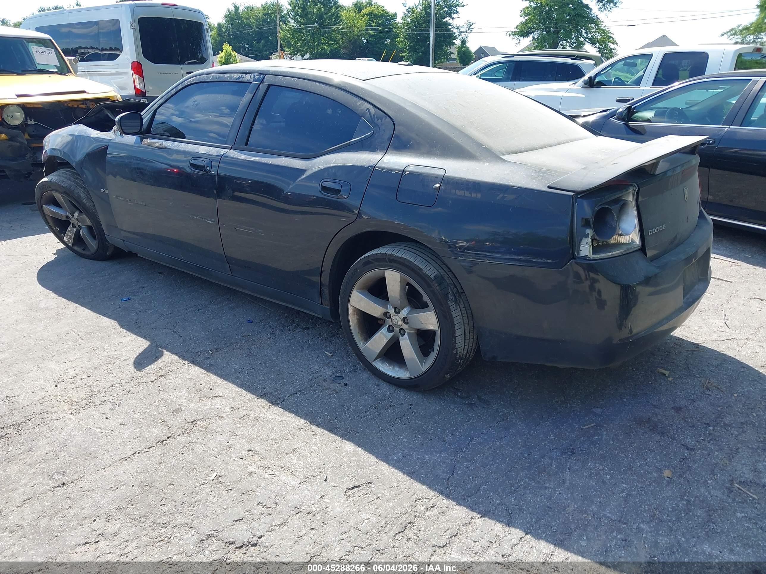 2009 Dodge Charger R/t Black vin: 2B3LA53T59H512733