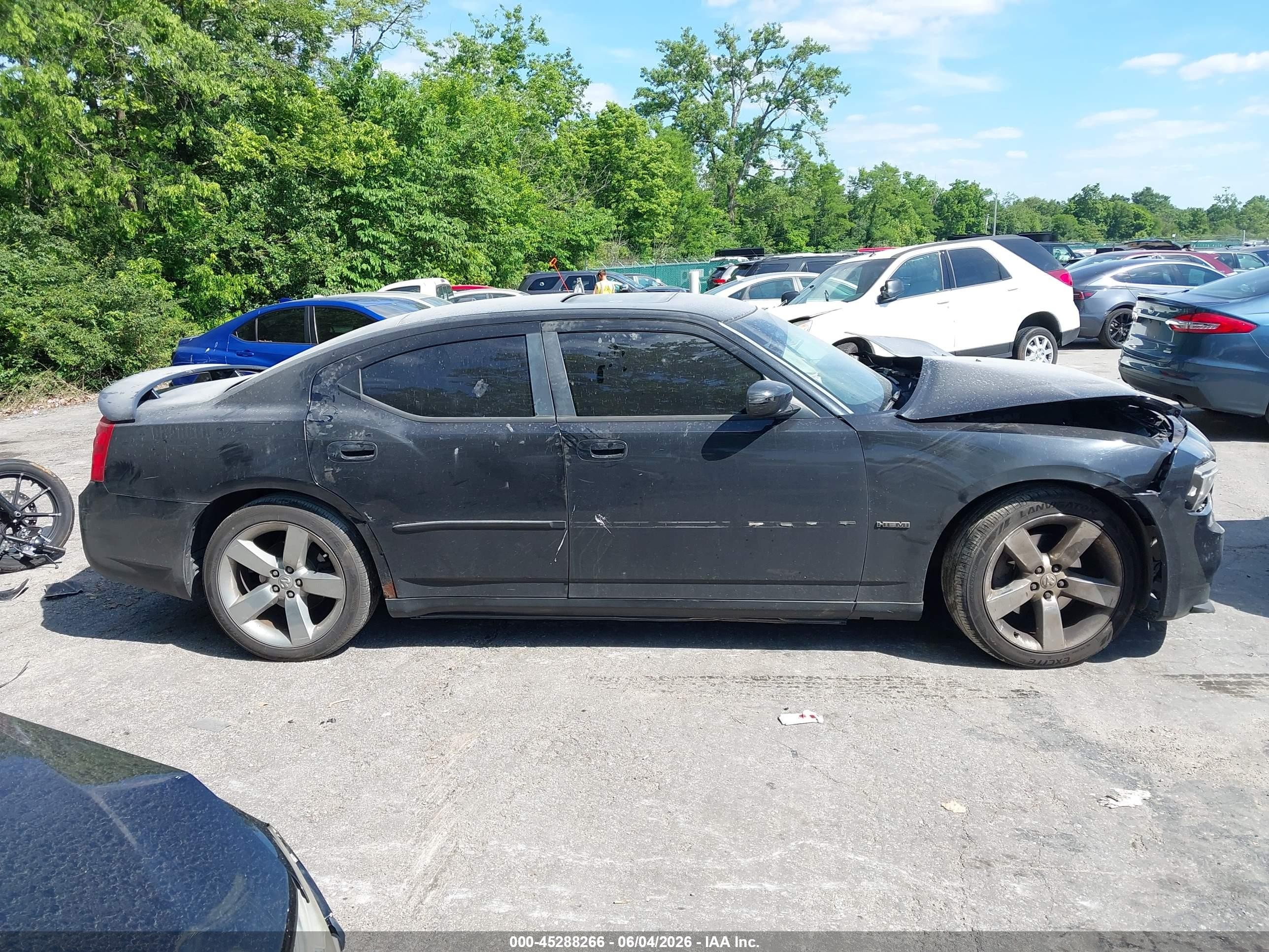 2009 Dodge Charger R/t Black vin: 2B3LA53T59H512733