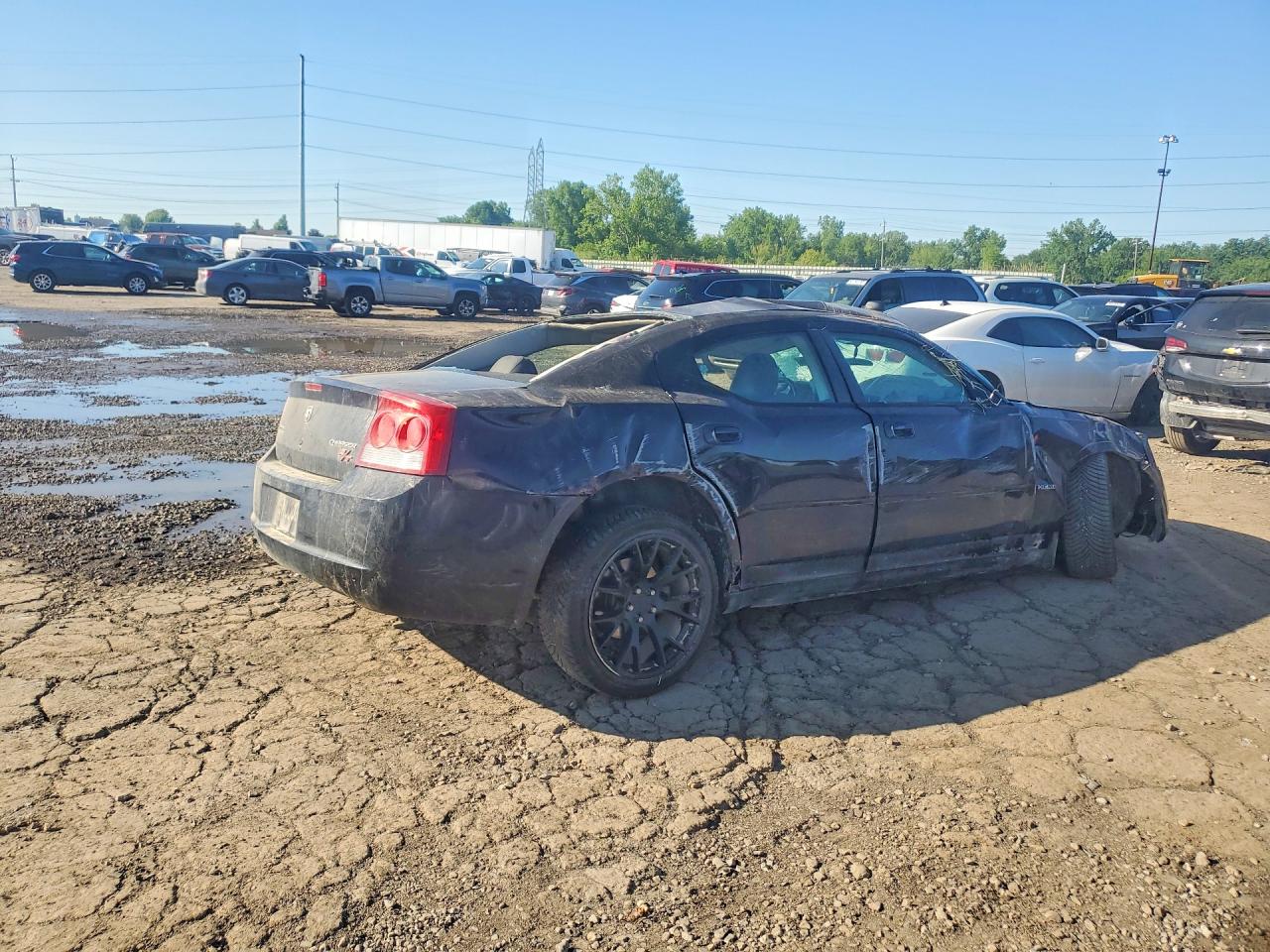 2009 Dodge Charger R Black vin: 2B3LA53T59H575721