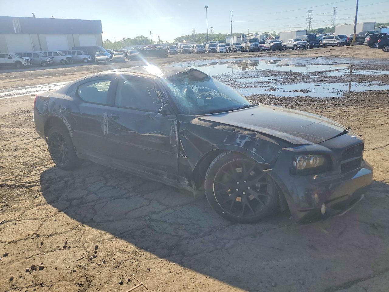 2009 Dodge Charger R Black vin: 2B3LA53T59H575721