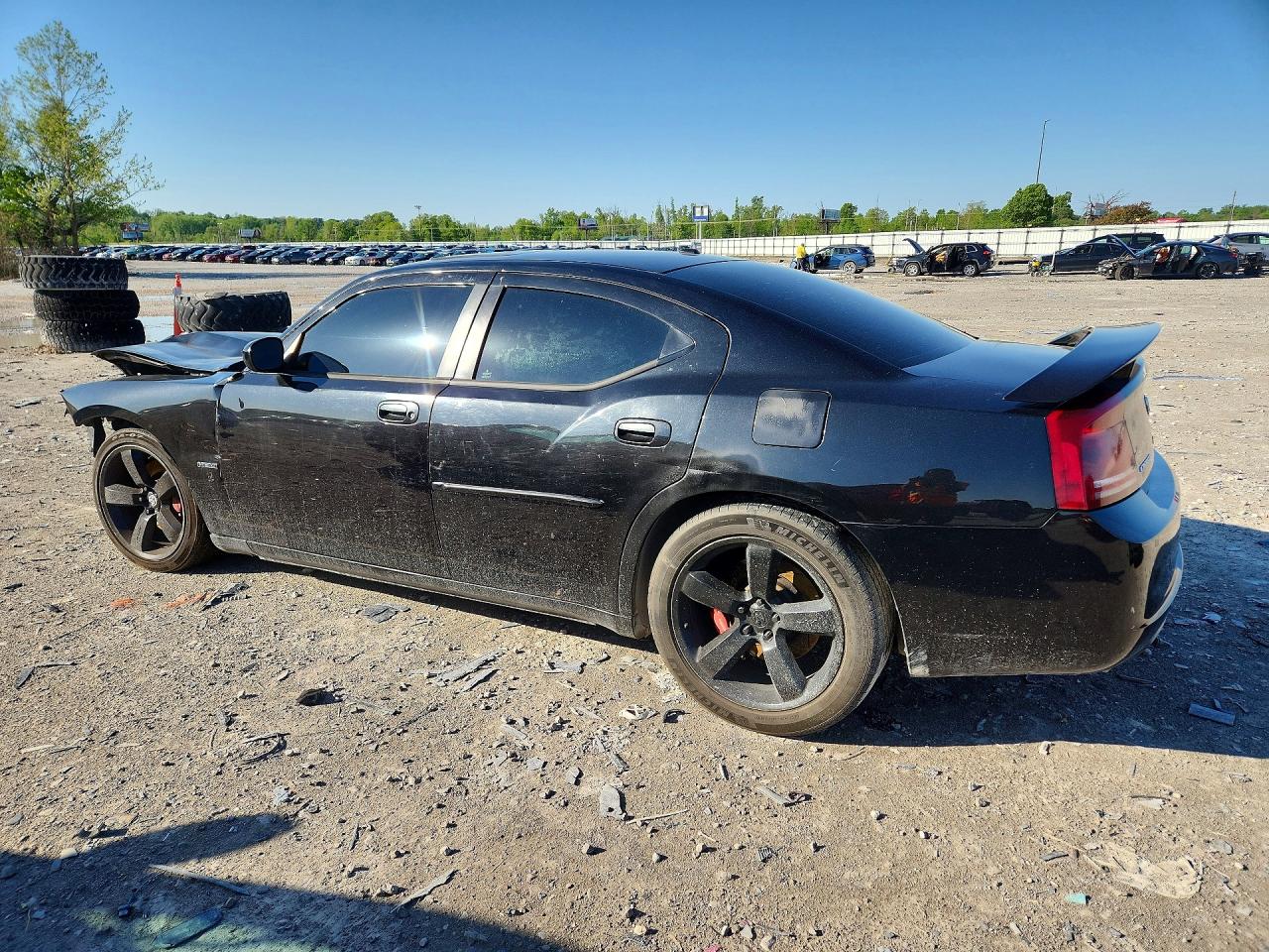 2007 Dodge Charger Srt-8 Black vin: 2B3LA73W27H725643