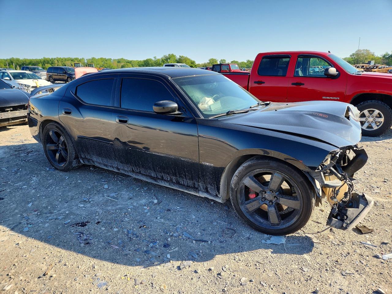 2007 Dodge Charger Srt-8 Black vin: 2B3LA73W27H725643