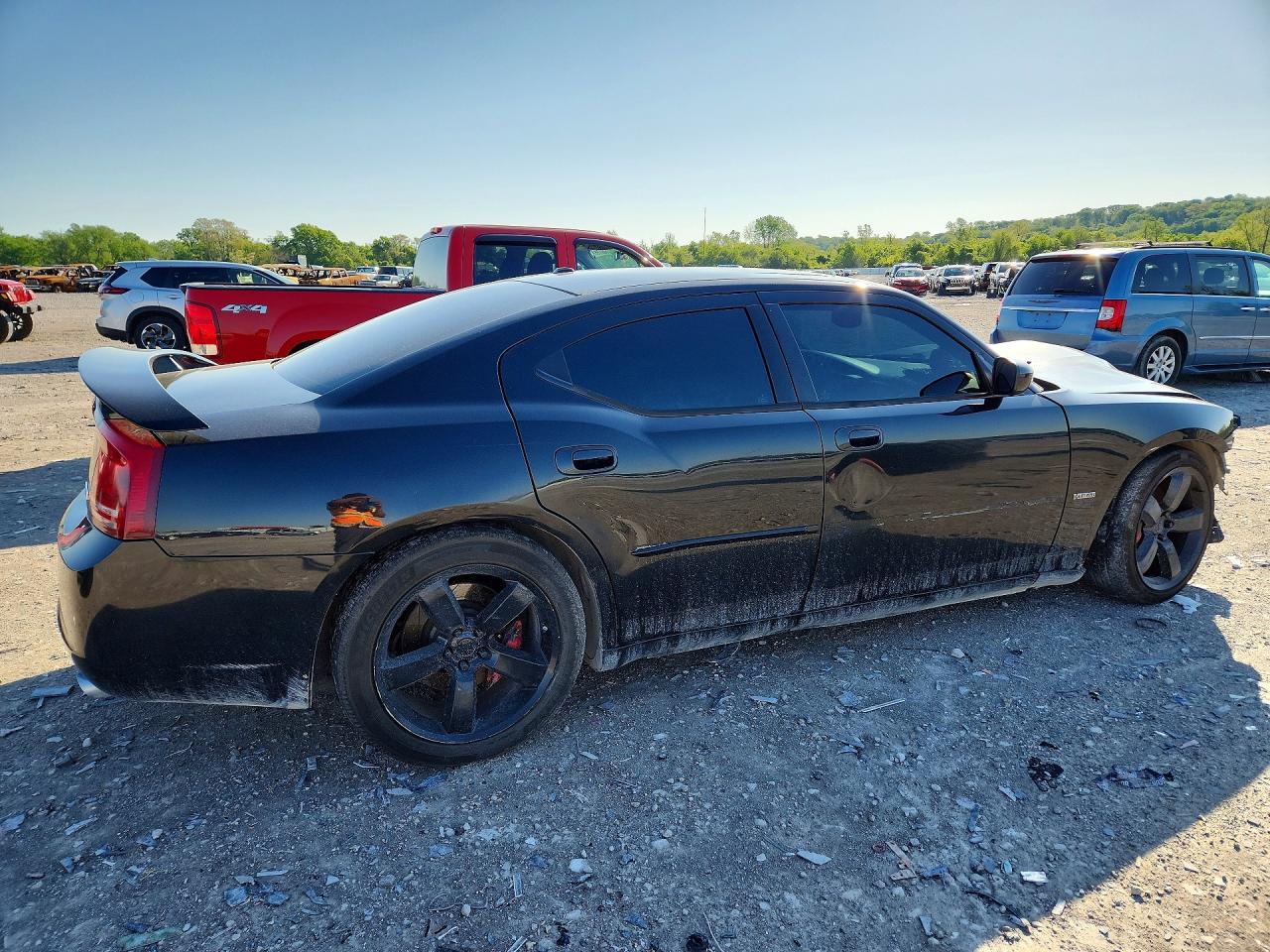 2007 Dodge Charger Srt-8 Black vin: 2B3LA73W27H725643