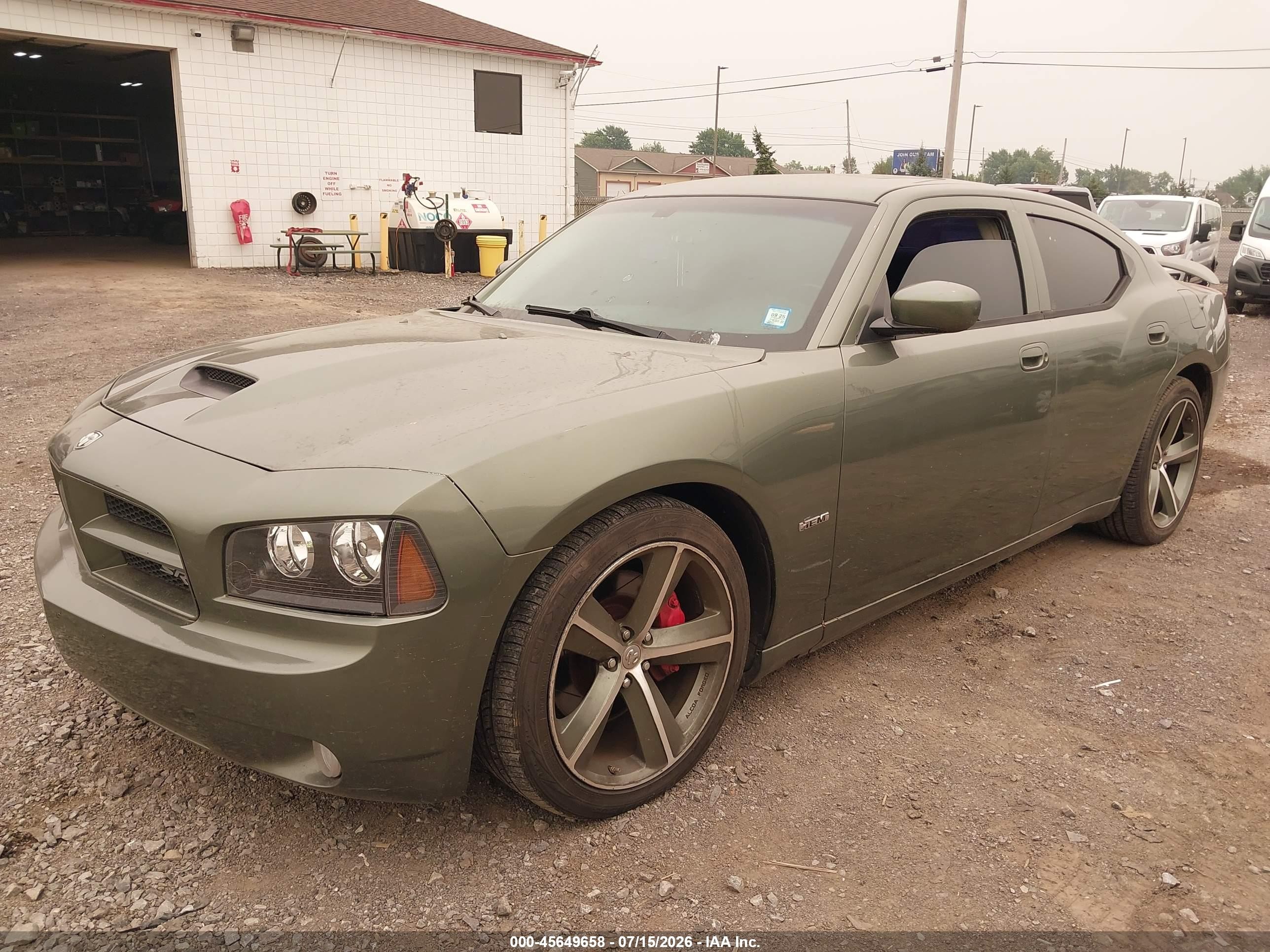 2008 Dodge Charger Srt8 Green vin: 2B3LA73W28H151272