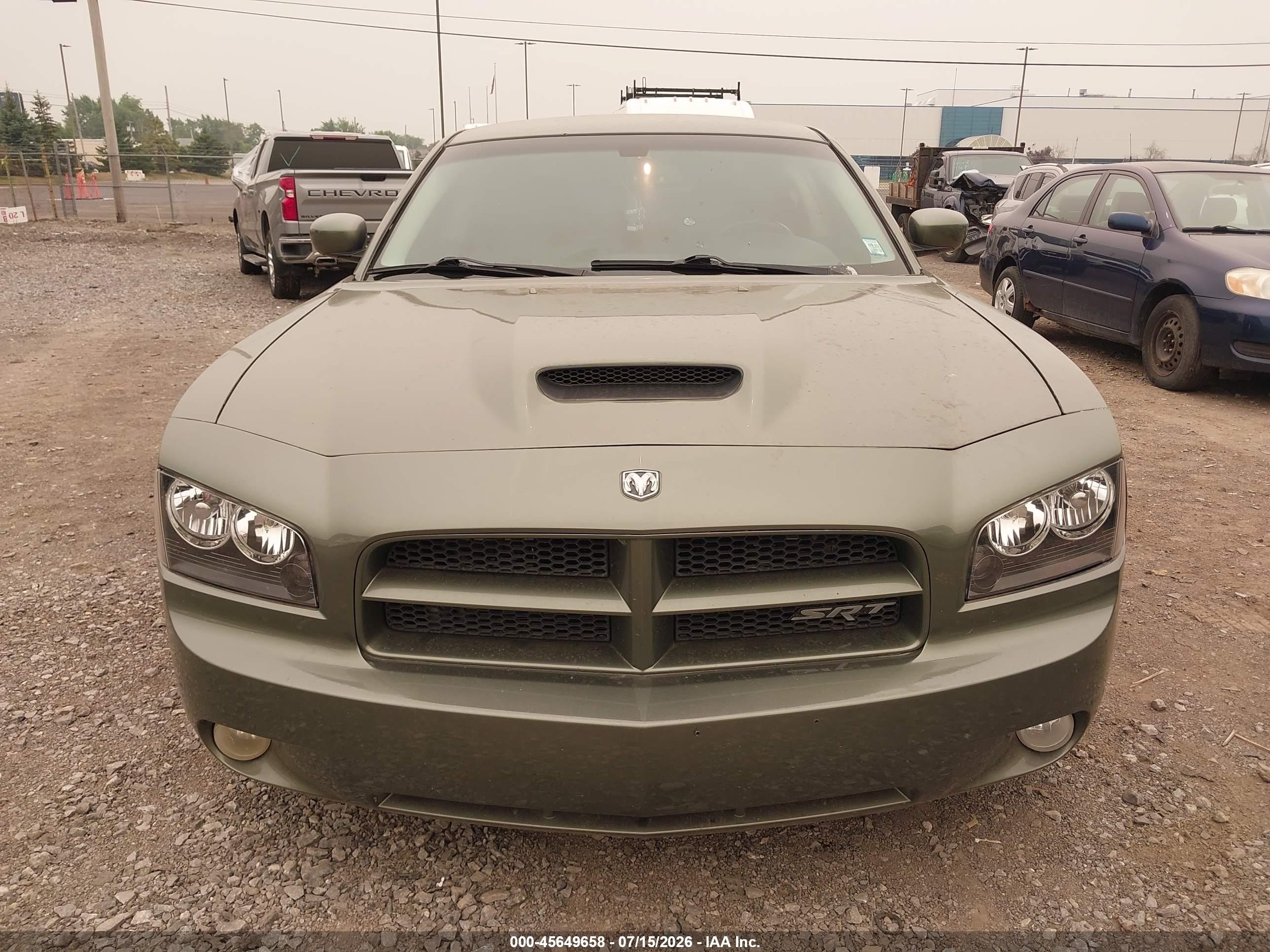 2008 Dodge Charger Srt8 Green vin: 2B3LA73W28H151272