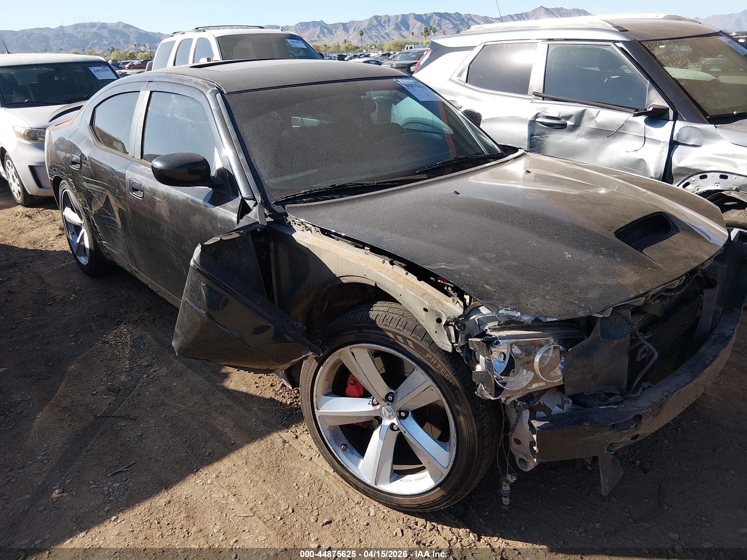 2006 Dodge Charger Srt8 Черный vin: 2B3LA73W56H427909