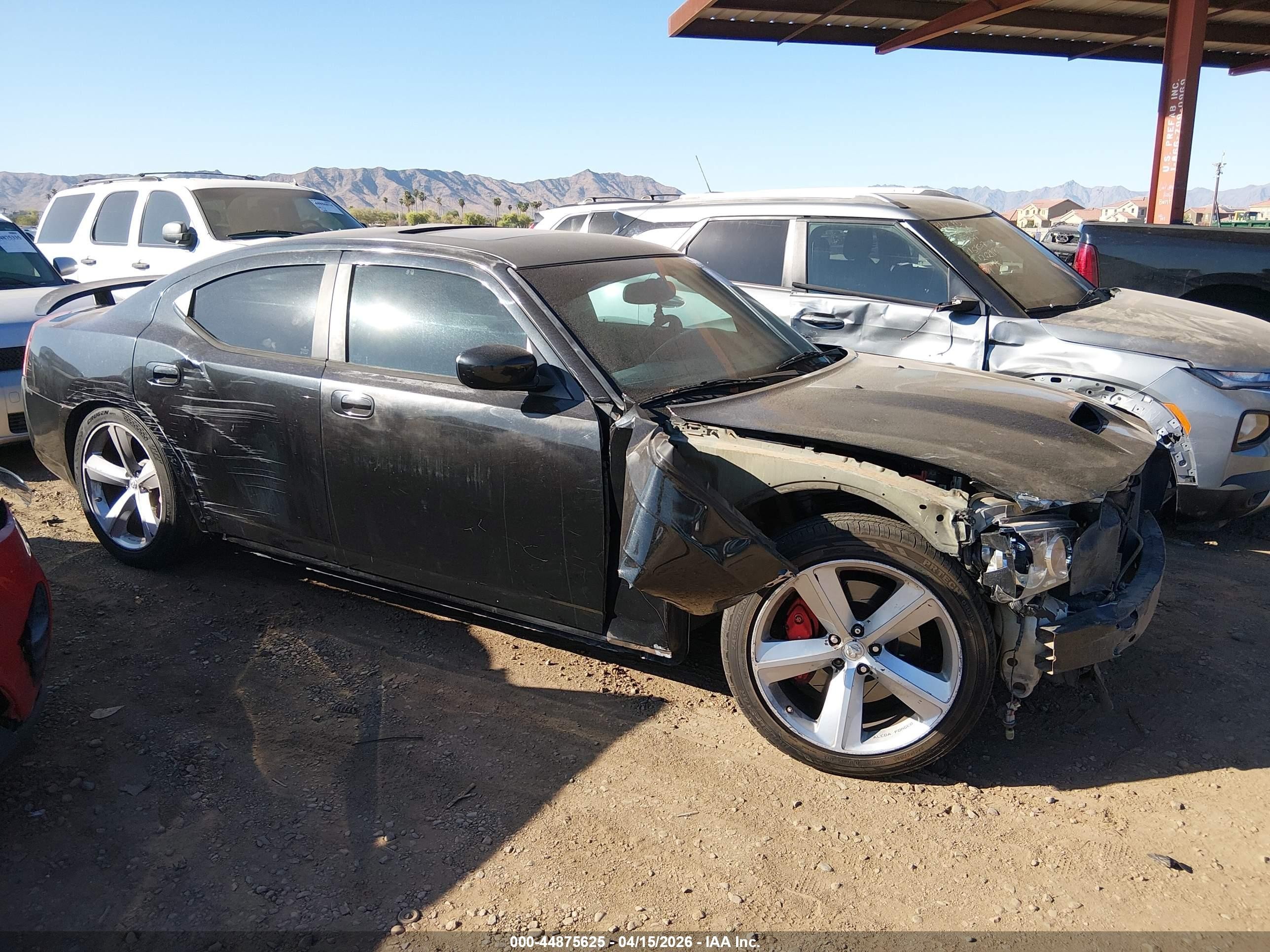 2006 Dodge Charger Srt8 Black vin: 2B3LA73W56H427909