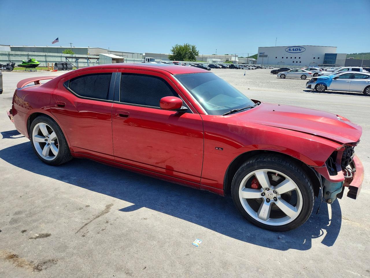 2006 Dodge Charger Srt-8 Red vin: 2B3LA73W56H506576