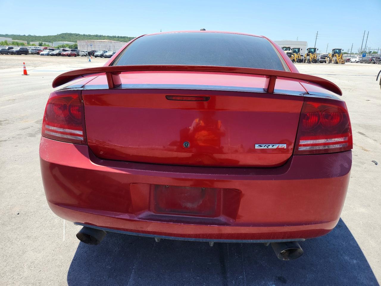 2006 Dodge Charger Srt-8 Red vin: 2B3LA73W56H506576