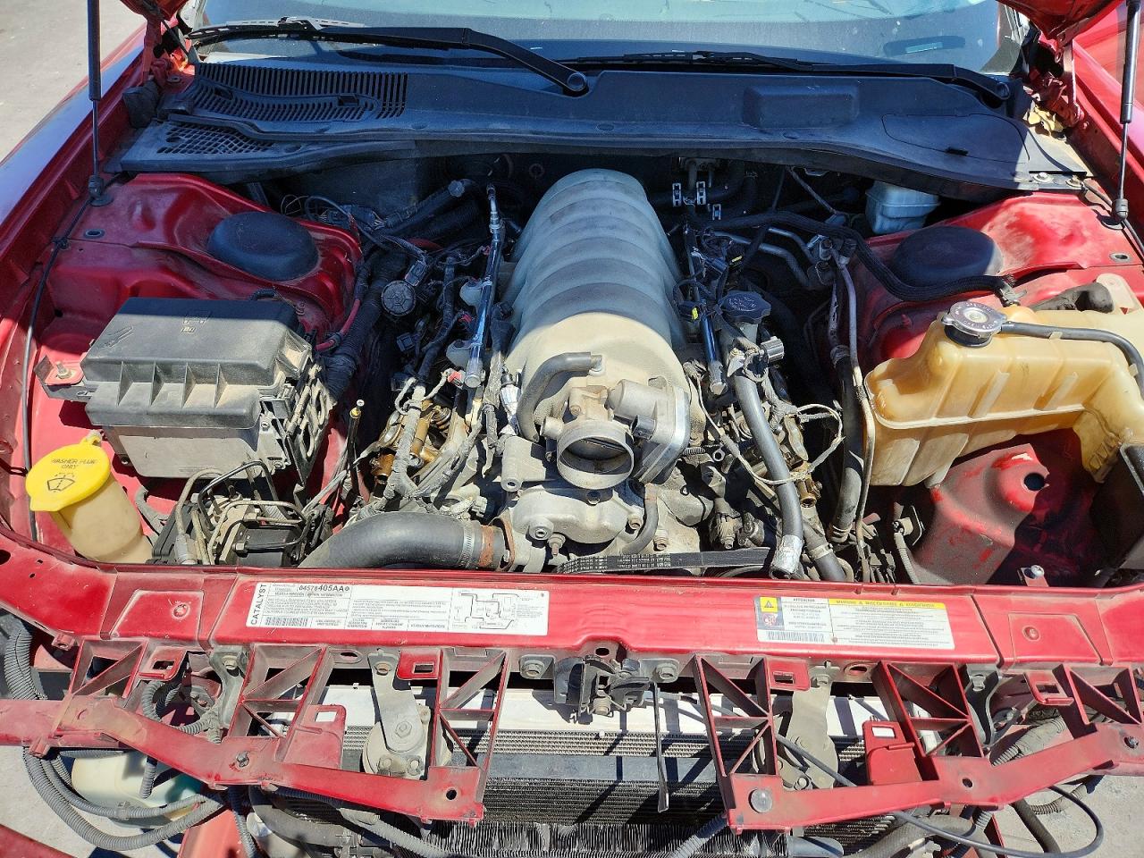 2006 Dodge Charger Srt-8 Red vin: 2B3LA73W56H506576