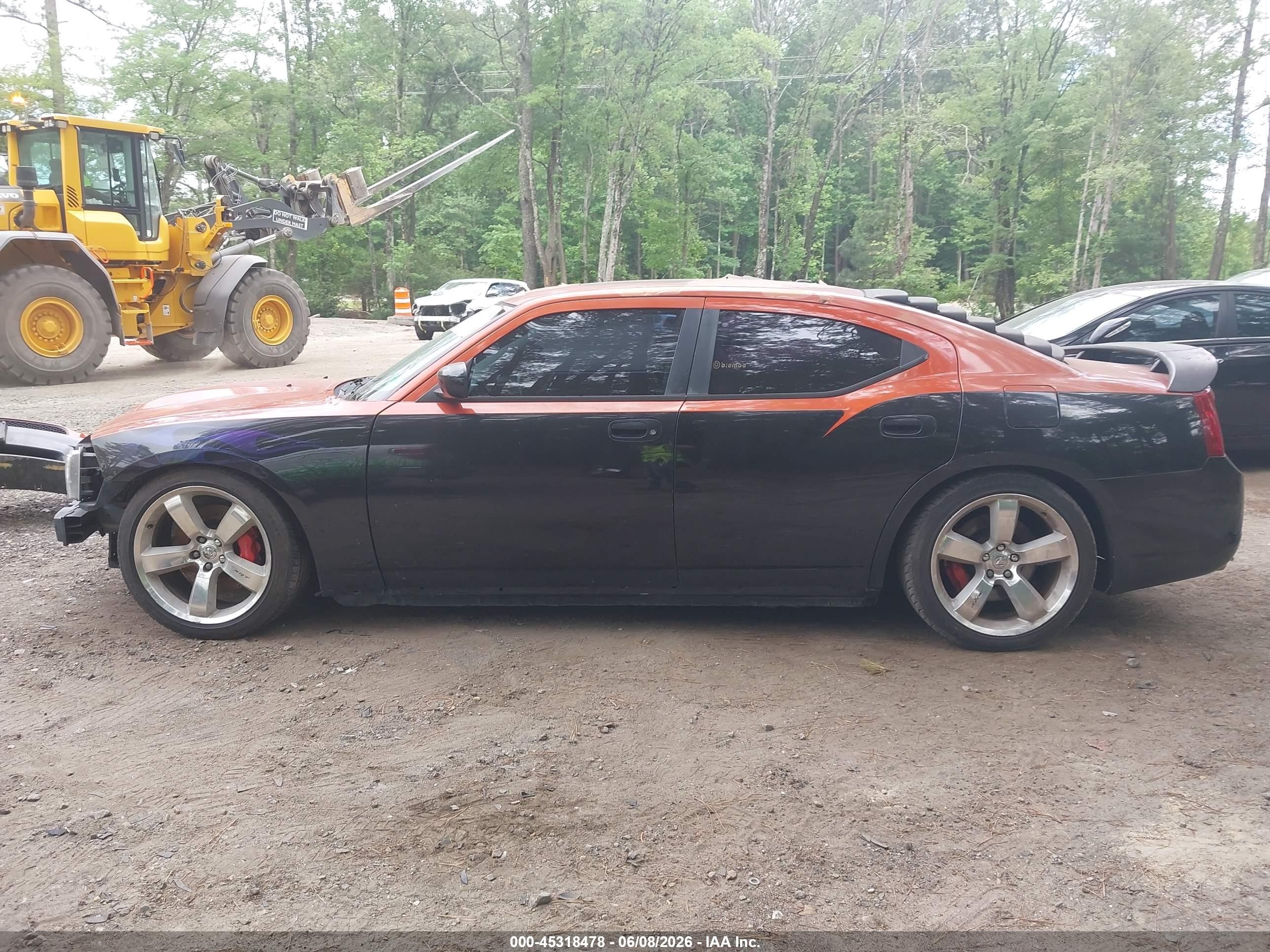 2006 Dodge Charger Srt8 Black vin: 2B3LA73W66H369468