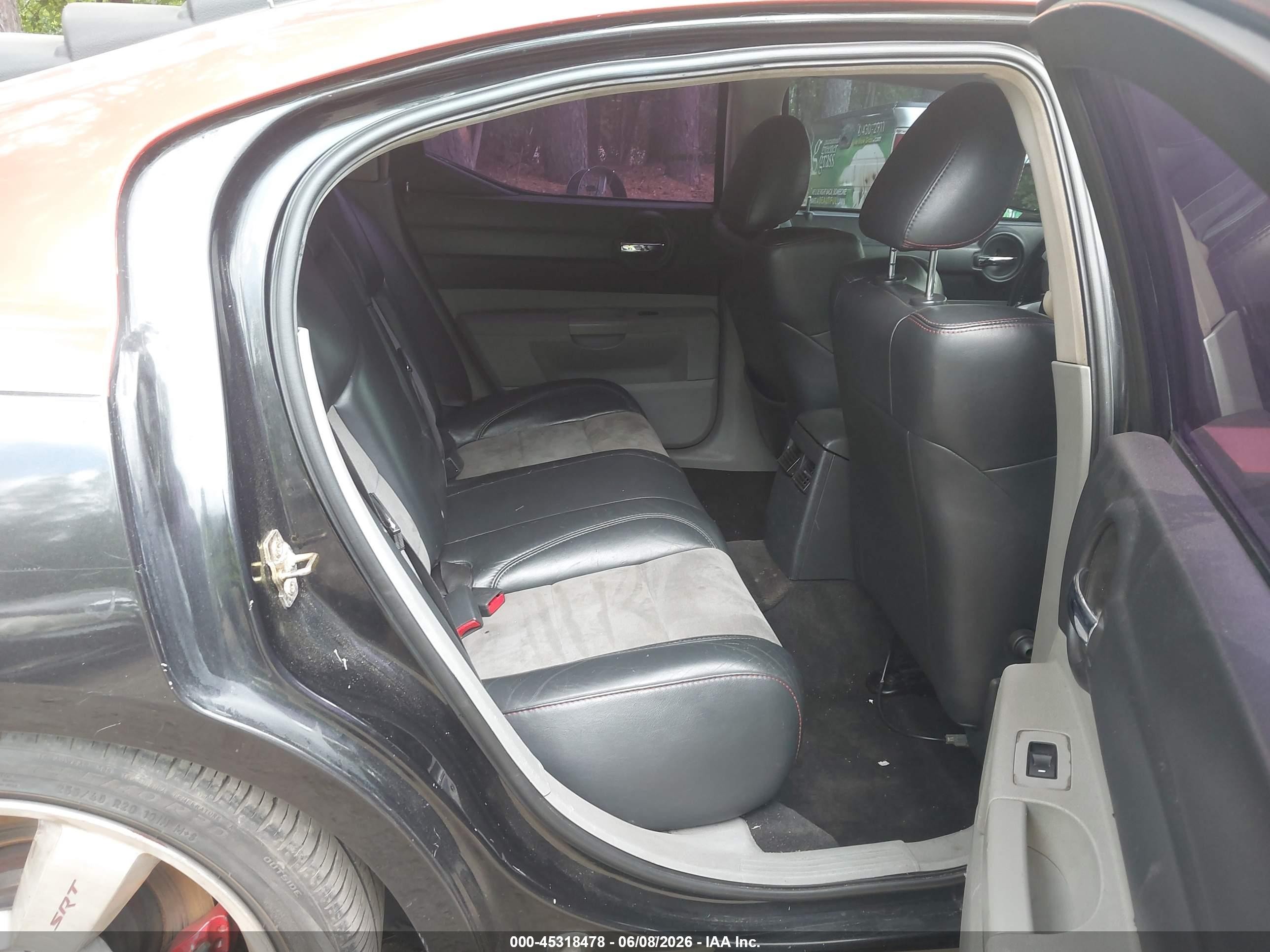 2006 Dodge Charger Srt8 Black vin: 2B3LA73W66H369468