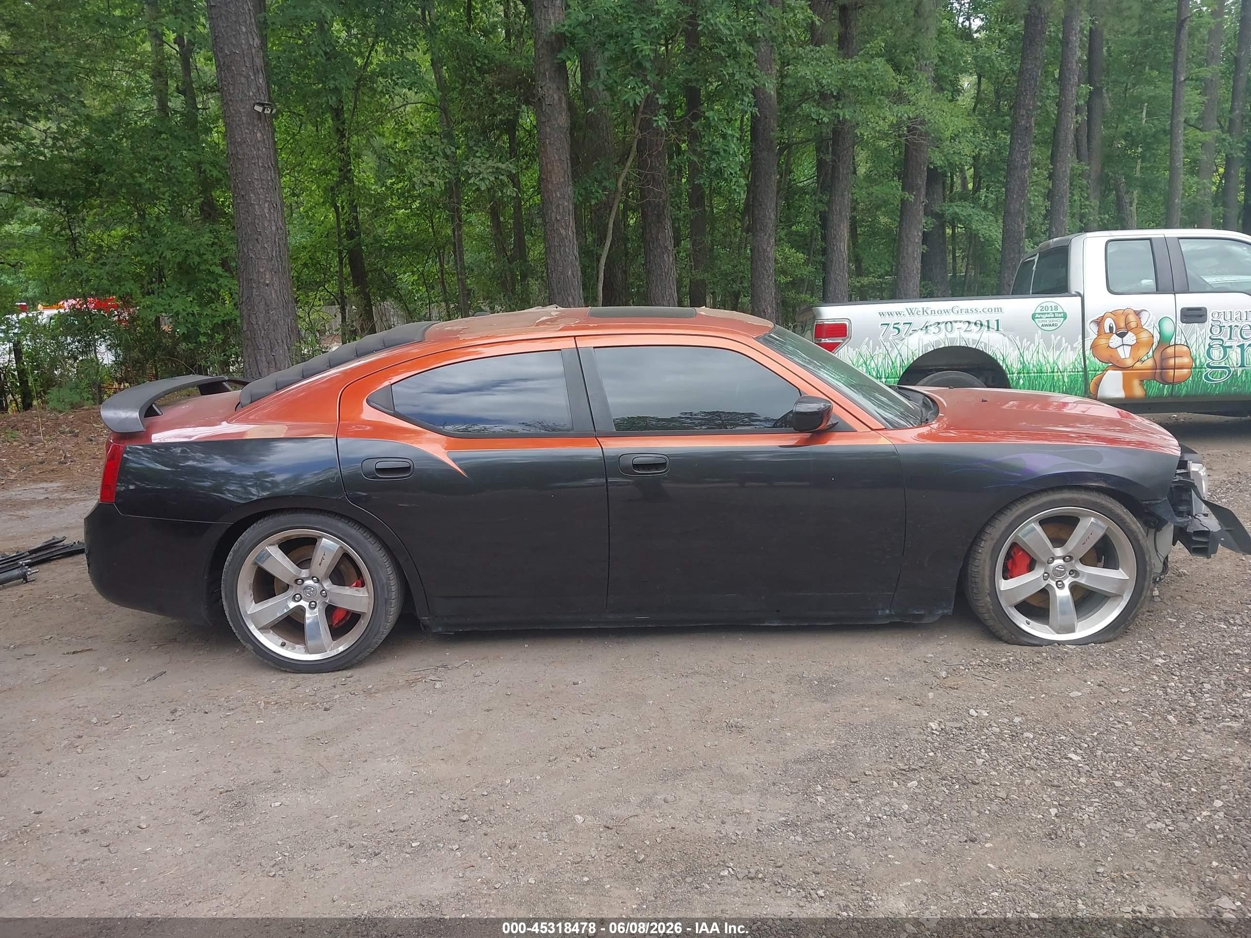 2006 Dodge Charger Srt8 Black vin: 2B3LA73W66H369468