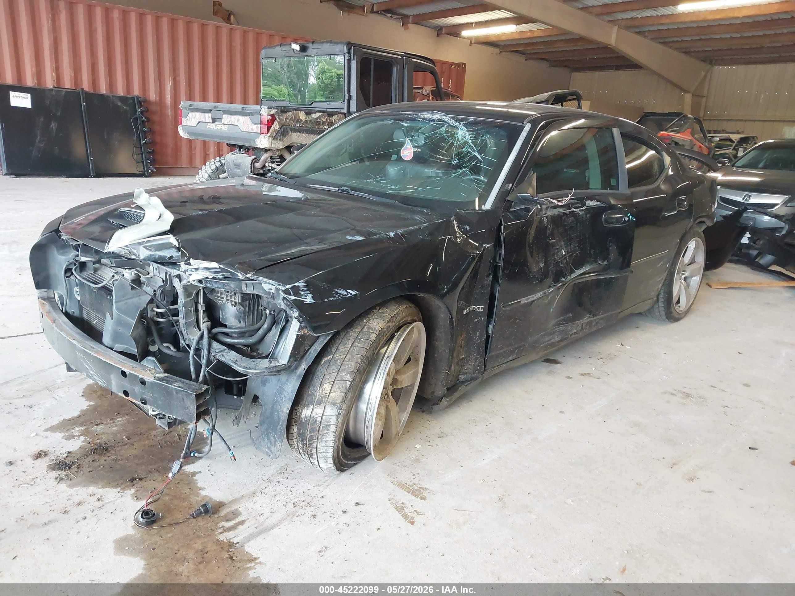 2006 Dodge Charger Srt8 Черный vin: 2B3LA73W66H422864