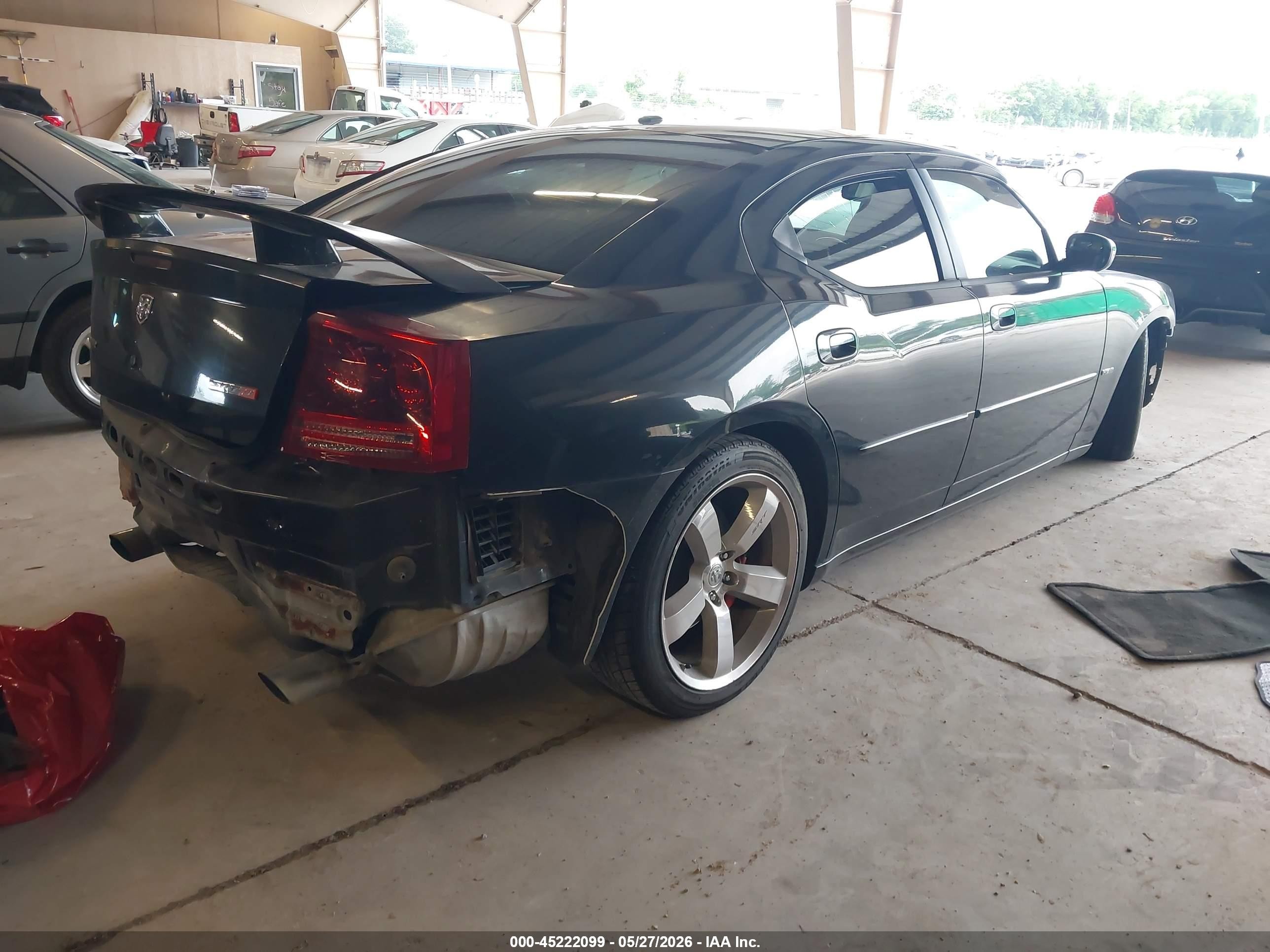 2006 Dodge Charger Srt8 Черный vin: 2B3LA73W66H422864