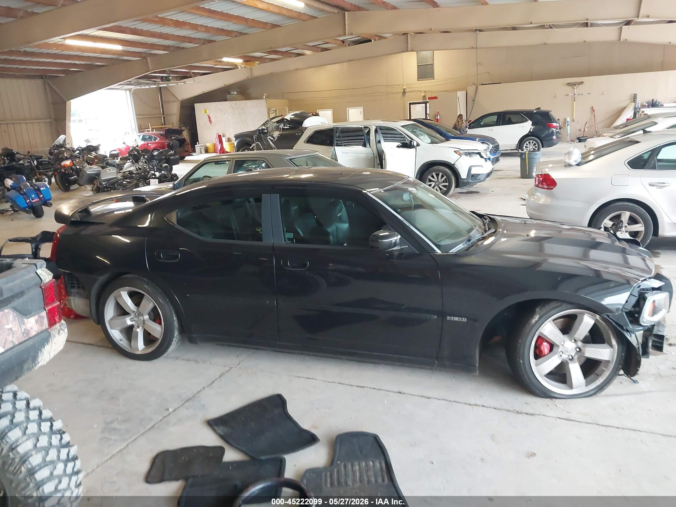 2006 Dodge Charger Srt8 Черный vin: 2B3LA73W66H422864