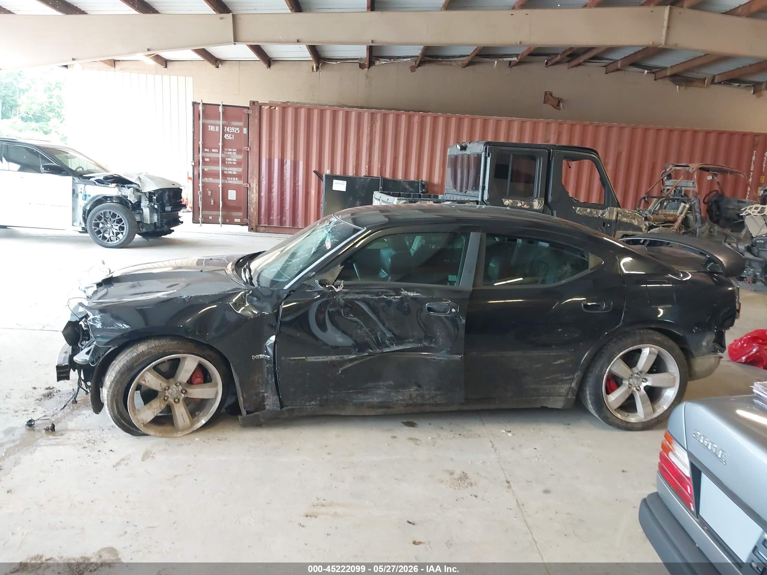 2006 Dodge Charger Srt8 Черный vin: 2B3LA73W66H422864