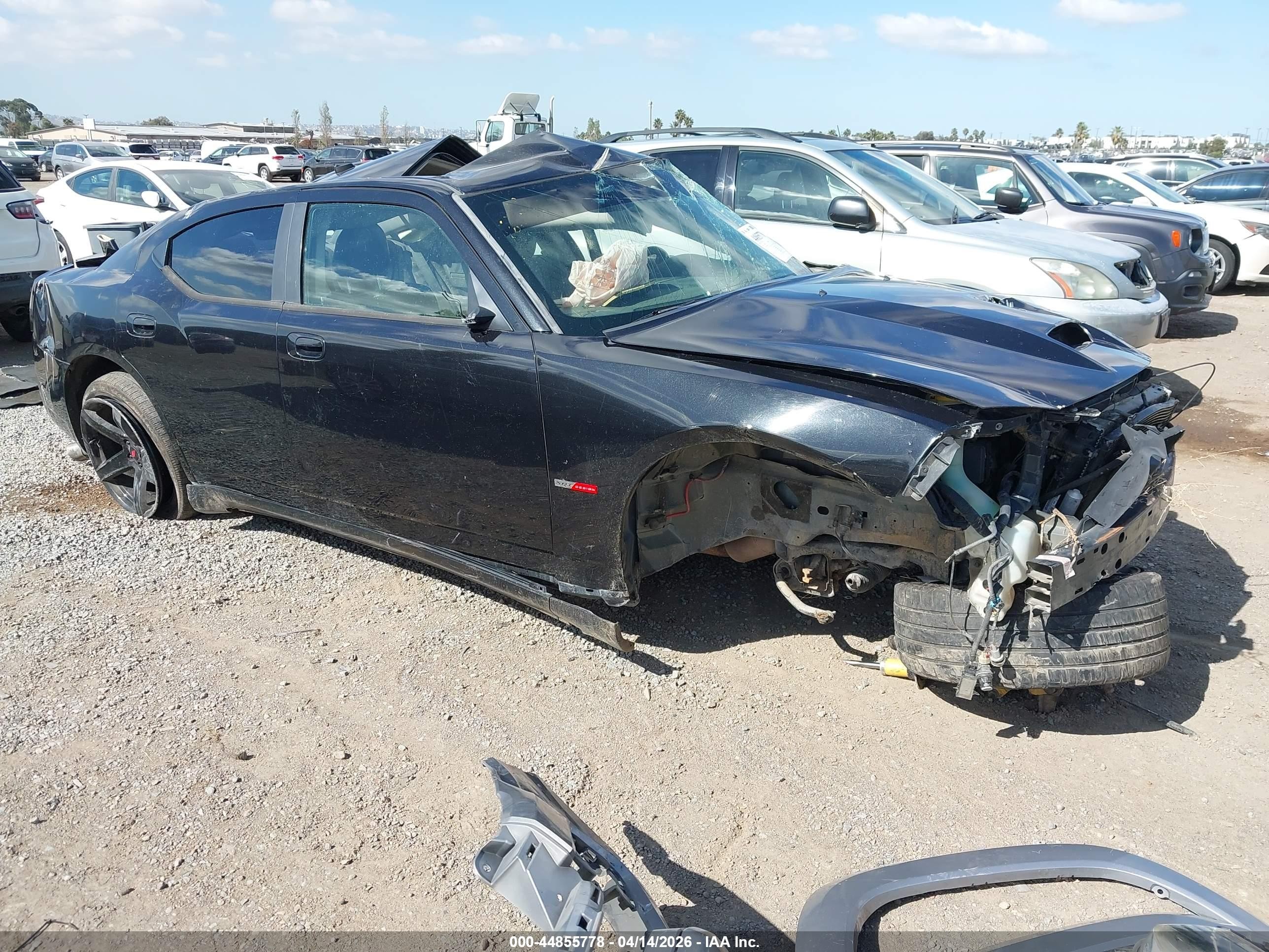 2008 Dodge Charger Srt8 Black vin: 2B3LA73W78H240173