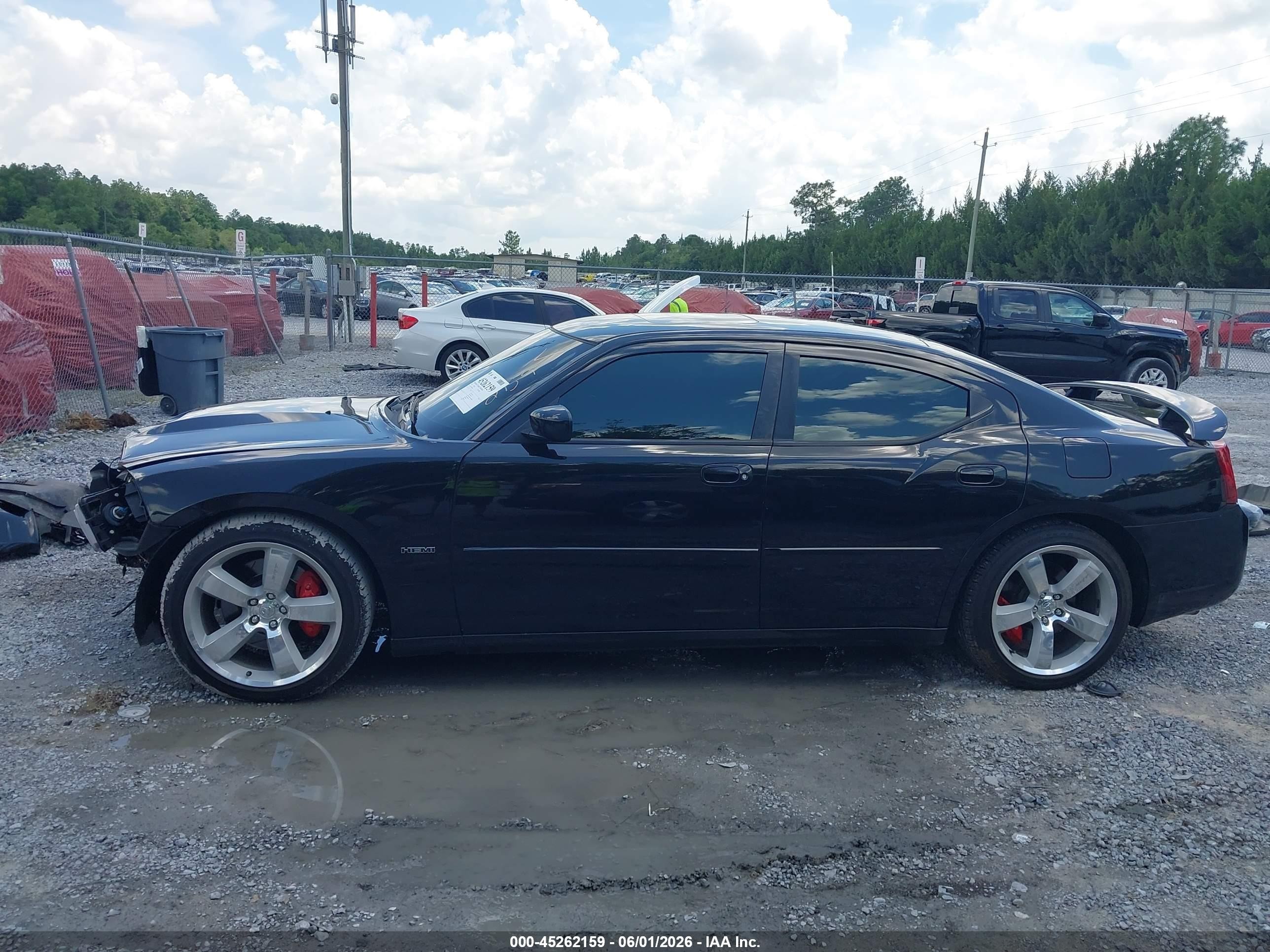 2007 Dodge Charger Srt8 Black vin: 2B3LA73W87H738946