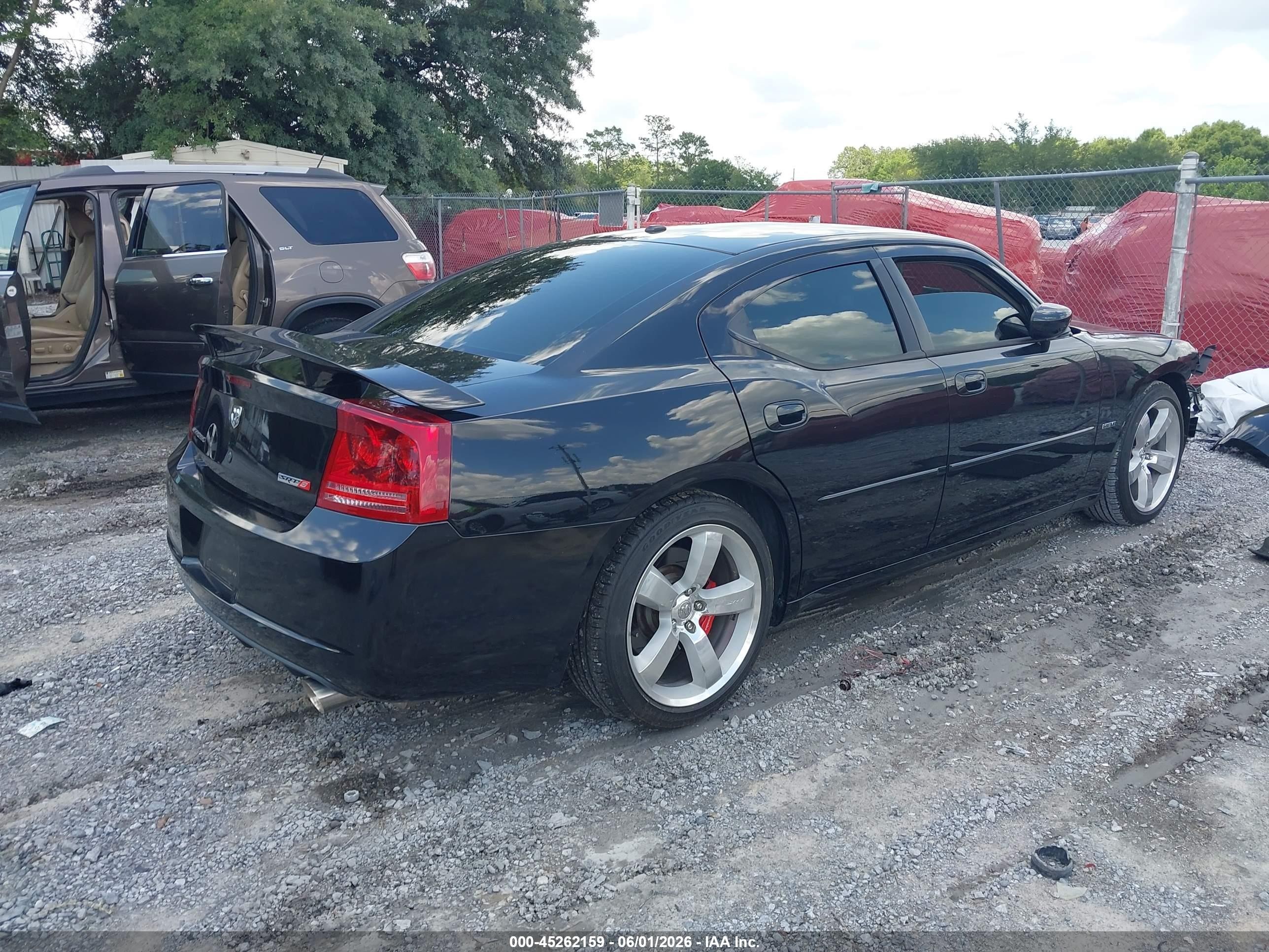 2007 Dodge Charger Srt8 Black vin: 2B3LA73W87H738946