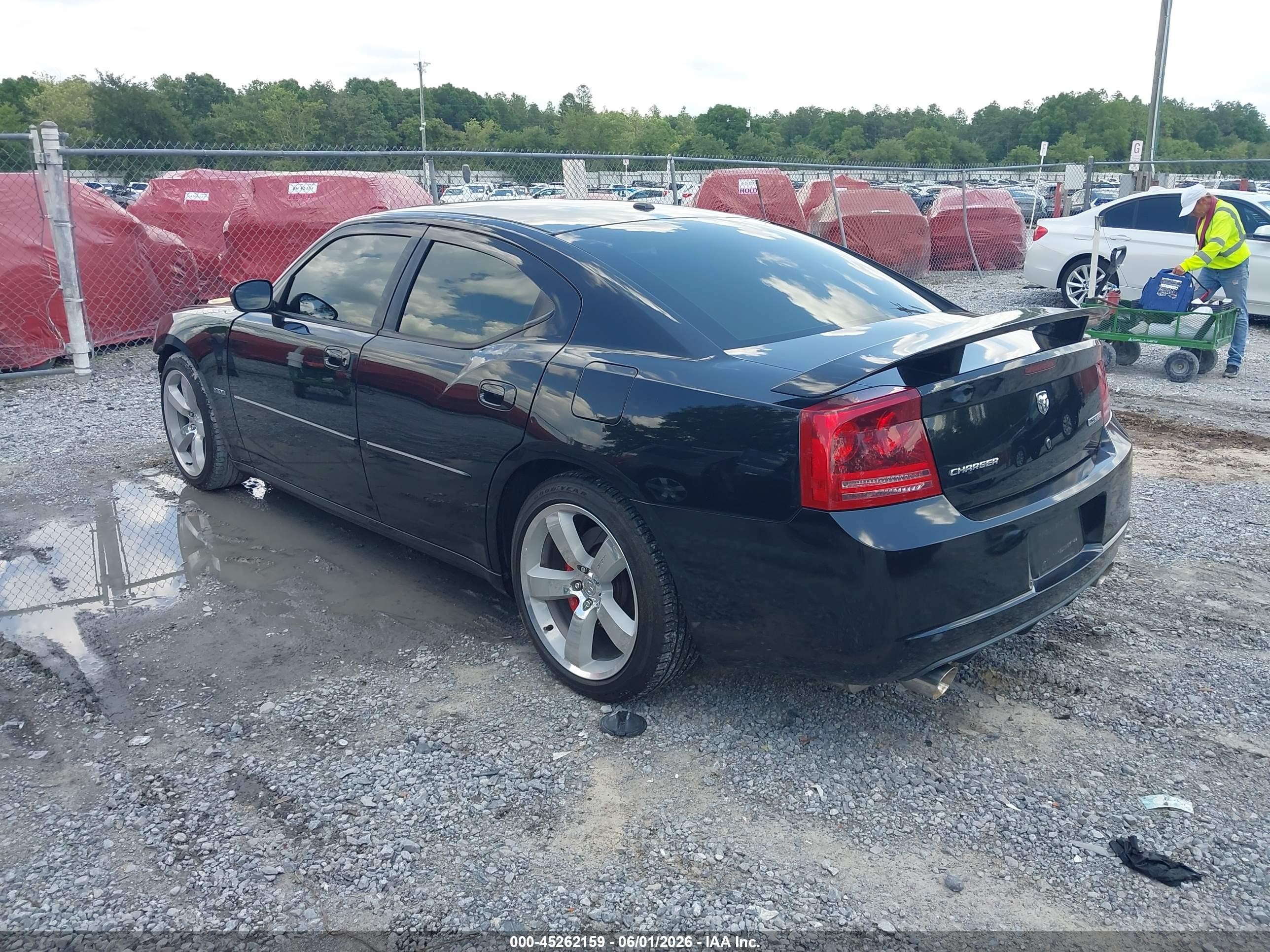 2007 Dodge Charger Srt8 Black vin: 2B3LA73W87H738946
