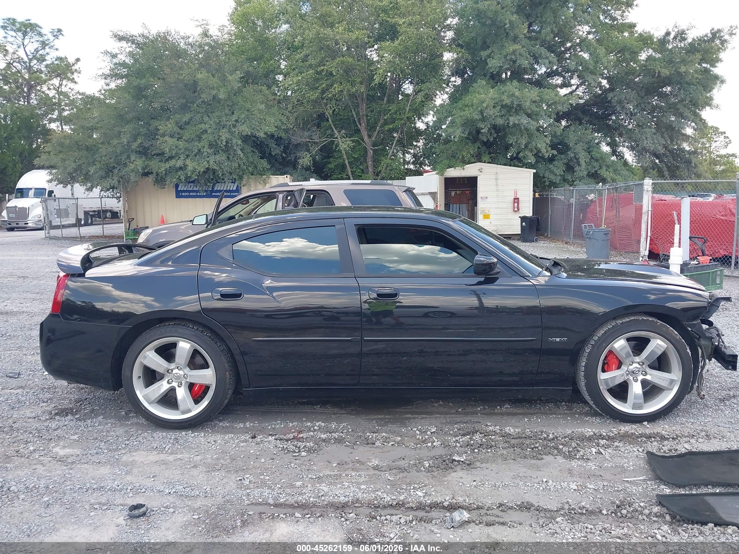 2007 Dodge Charger Srt8 Black vin: 2B3LA73W87H738946