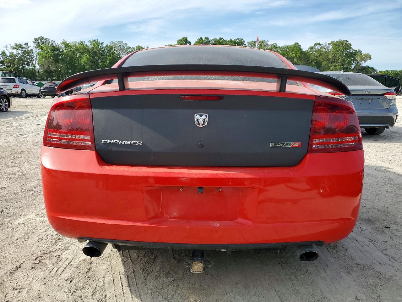 2007 Dodge Charger Srt-8 Red vin: 2B3LA73W87H870525