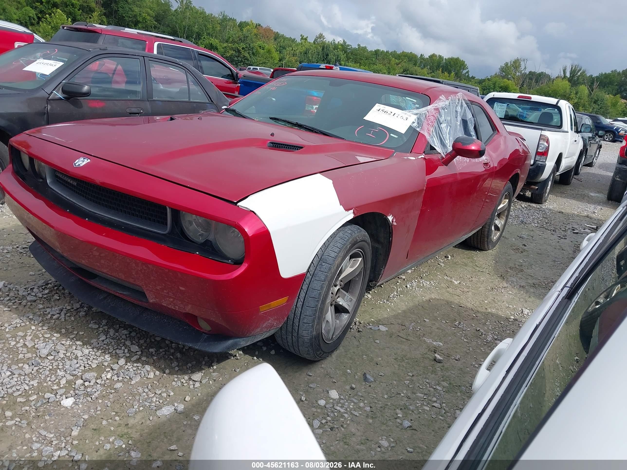 2009 Dodge Challenger Se Burgundy vin: 2B3LJ44V09H507658