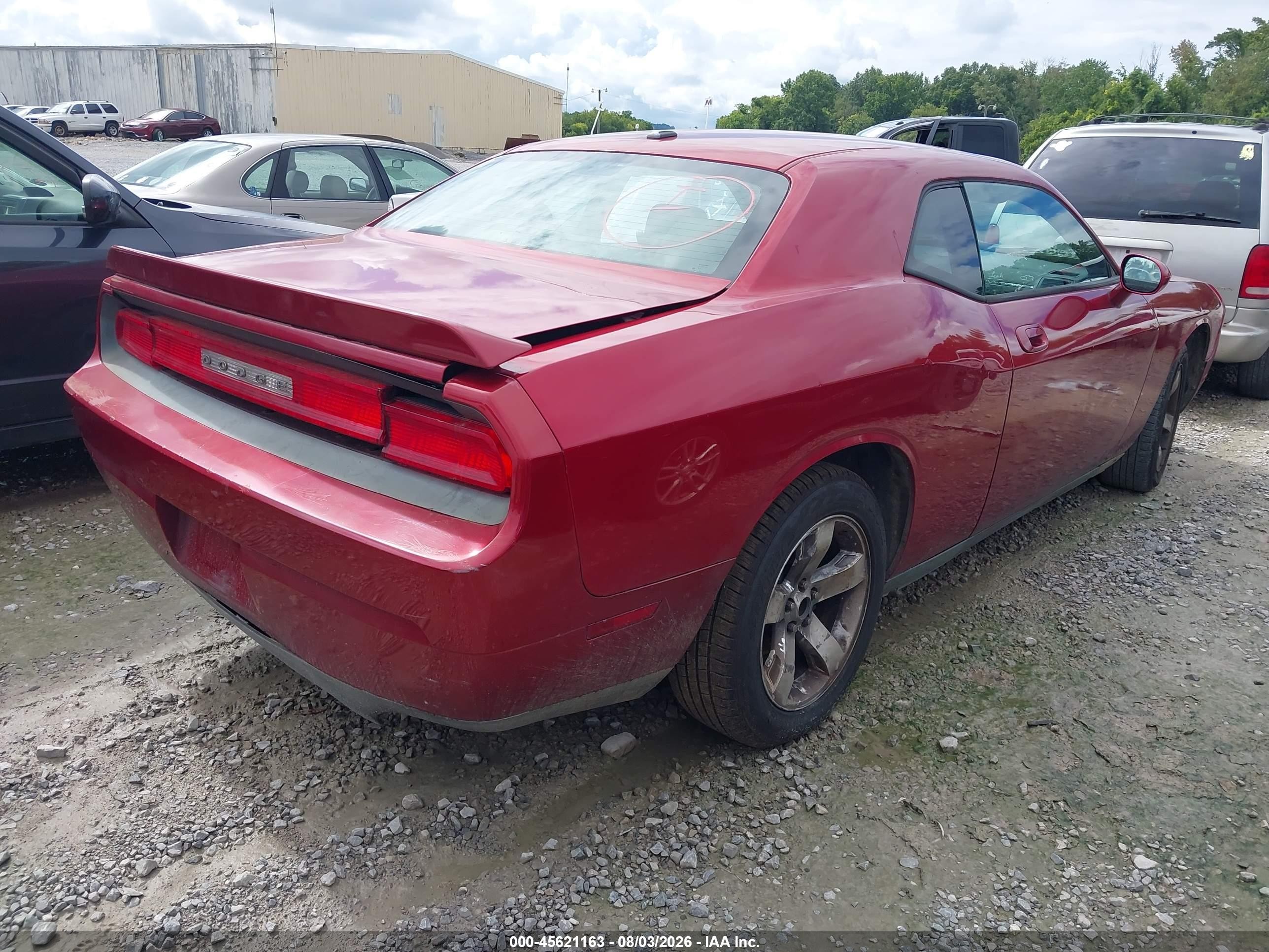2009 Dodge Challenger Se Burgundy vin: 2B3LJ44V09H507658