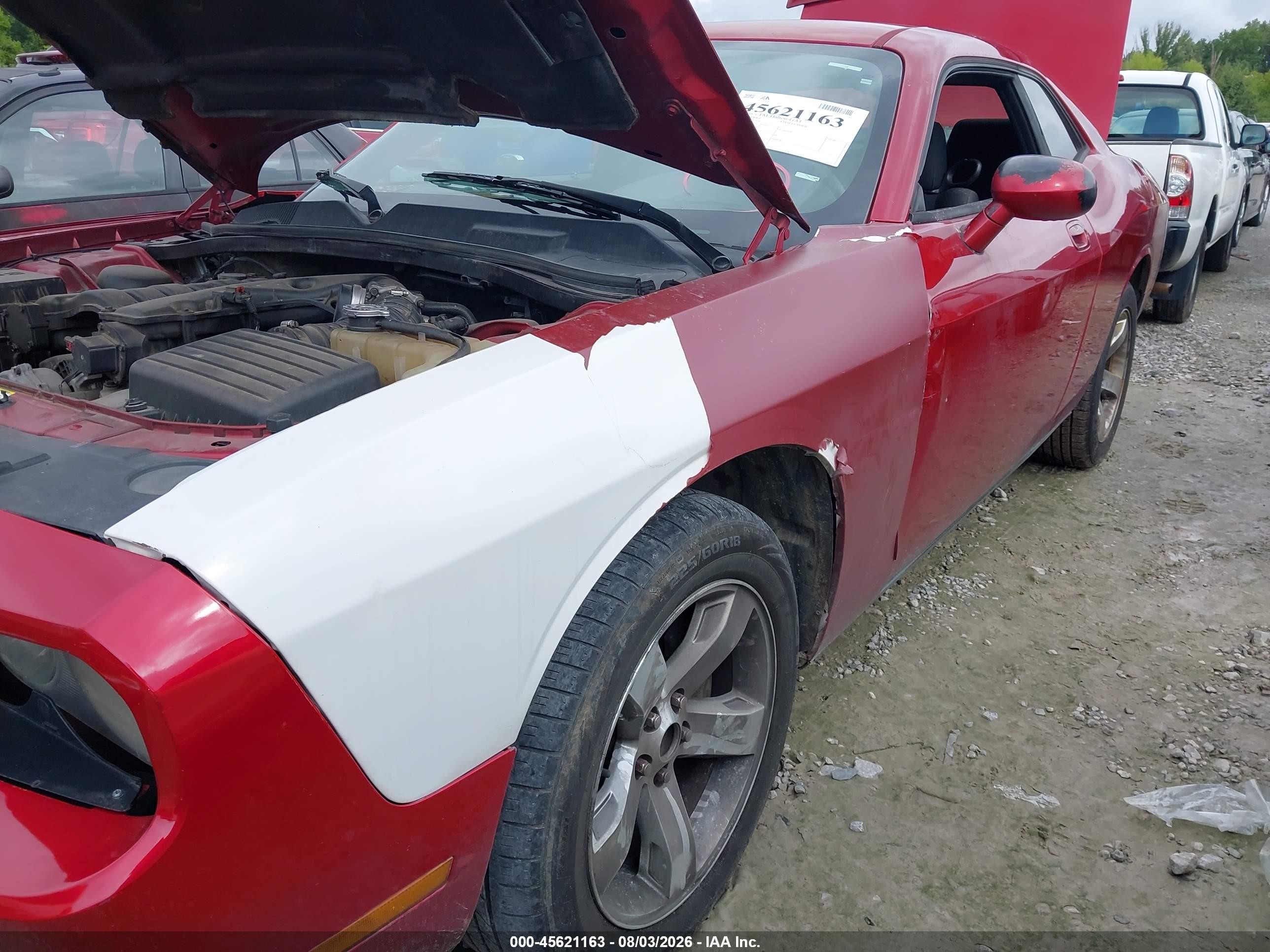 2009 Dodge Challenger Se Burgundy vin: 2B3LJ44V09H507658