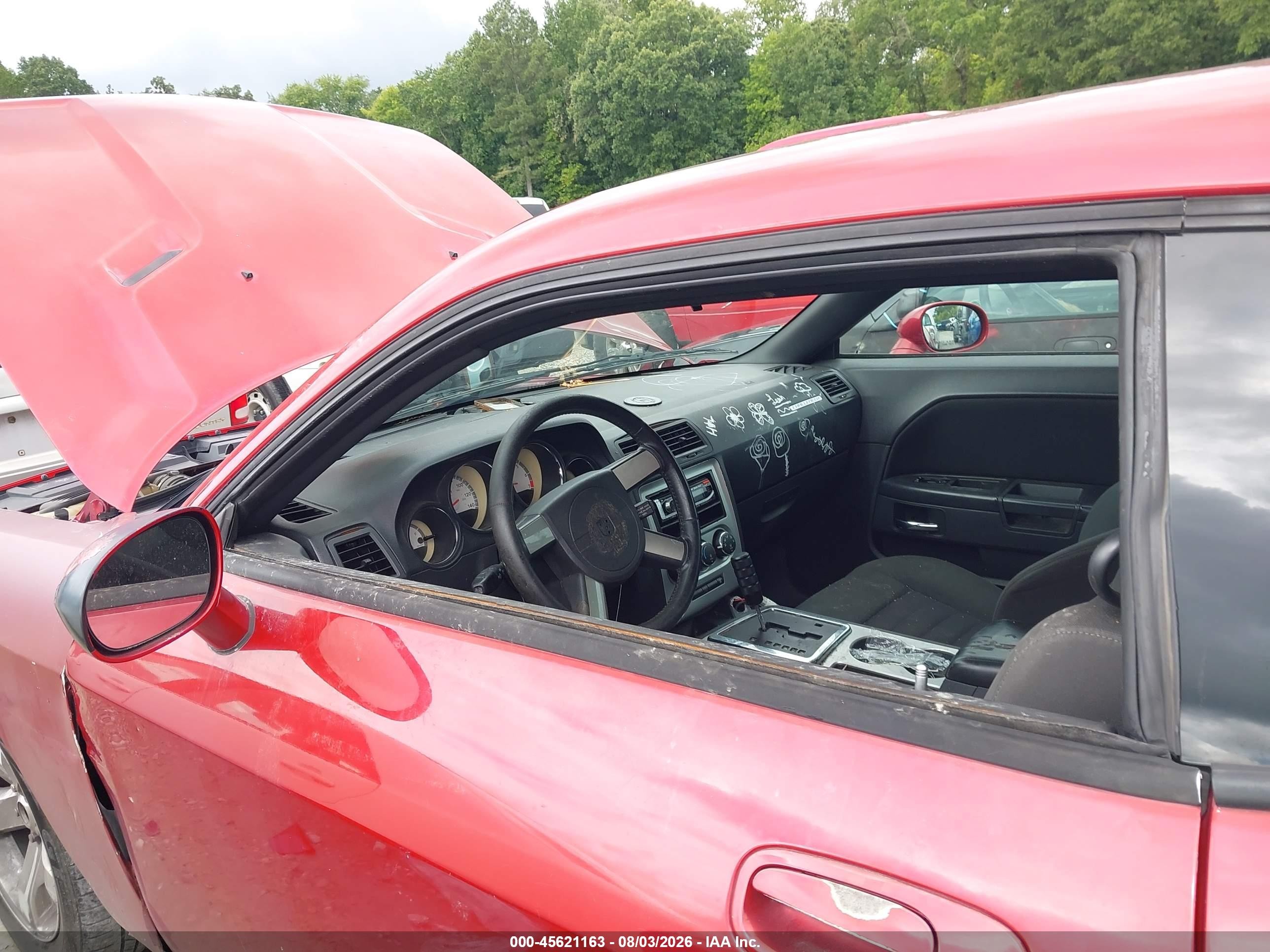 2009 Dodge Challenger Se Burgundy vin: 2B3LJ44V09H507658