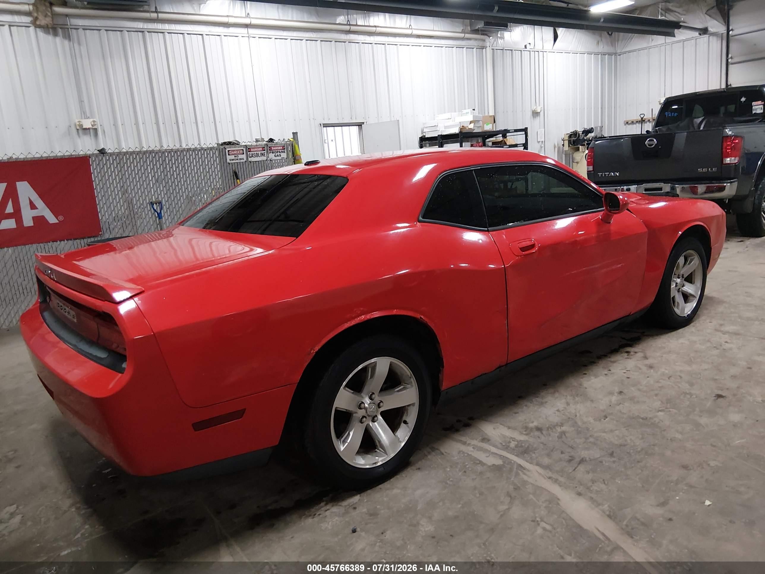 2009 Dodge Challenger Se Red vin: 2B3LJ44V09H561235