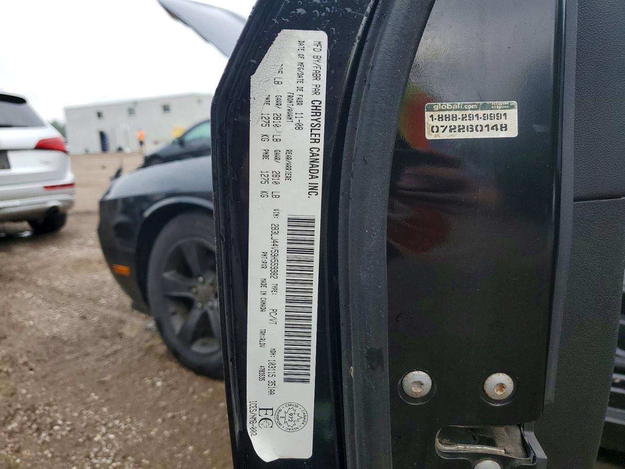 2009 Dodge Challenger Se Charcoal vin: 2B3LJ44V59H559982