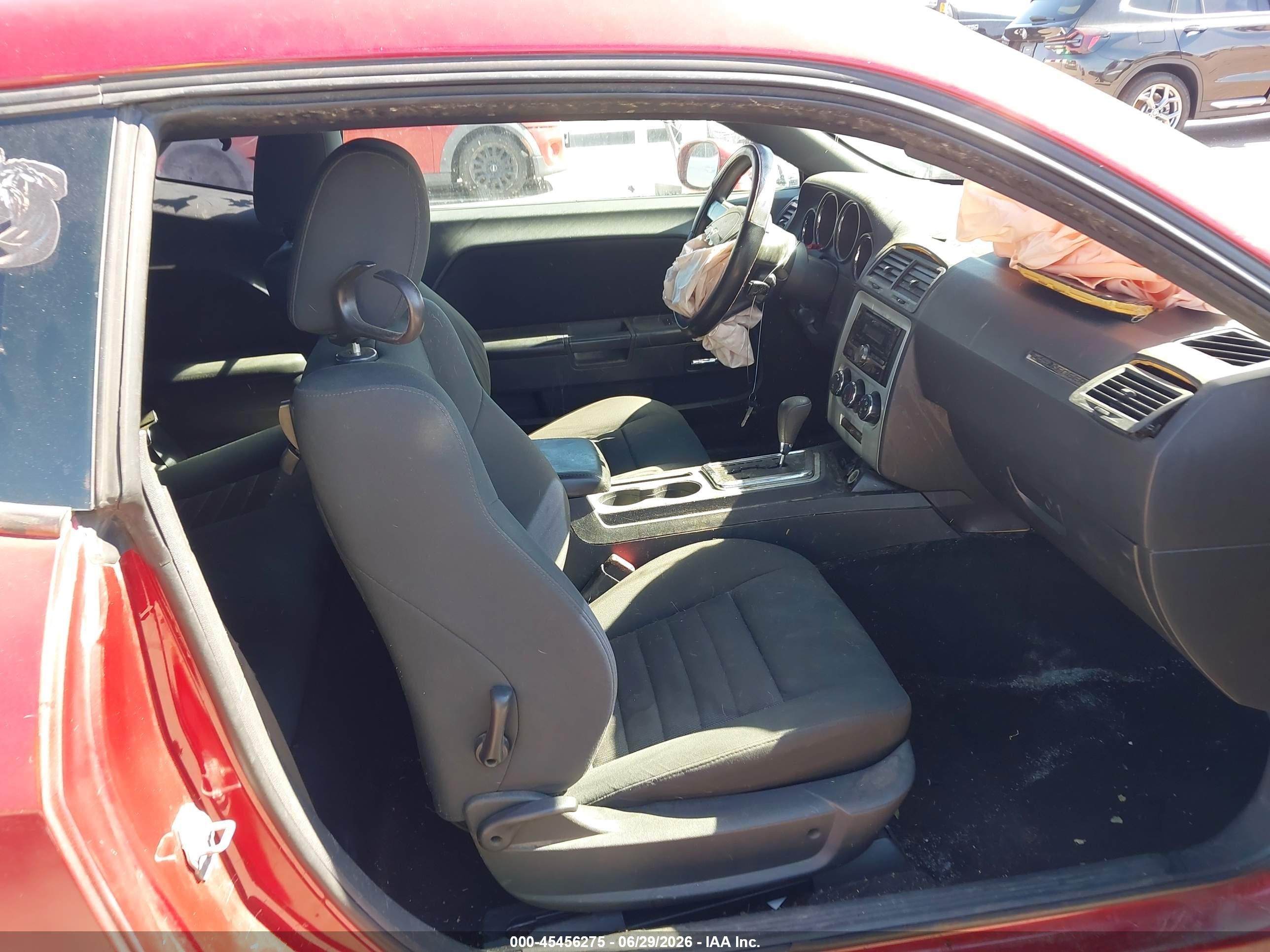 2009 Dodge Challenger Se Темно-бордовый vin: 2B3LJ44V69H515831